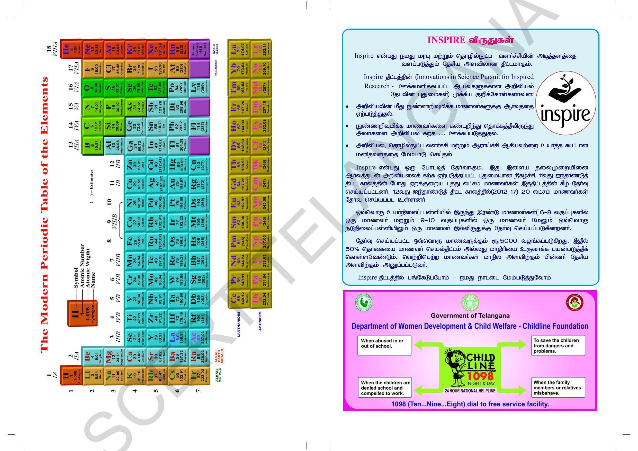 TS SCERT Class 10 Physical Science(Tamil Medium) Text Book - Page 2