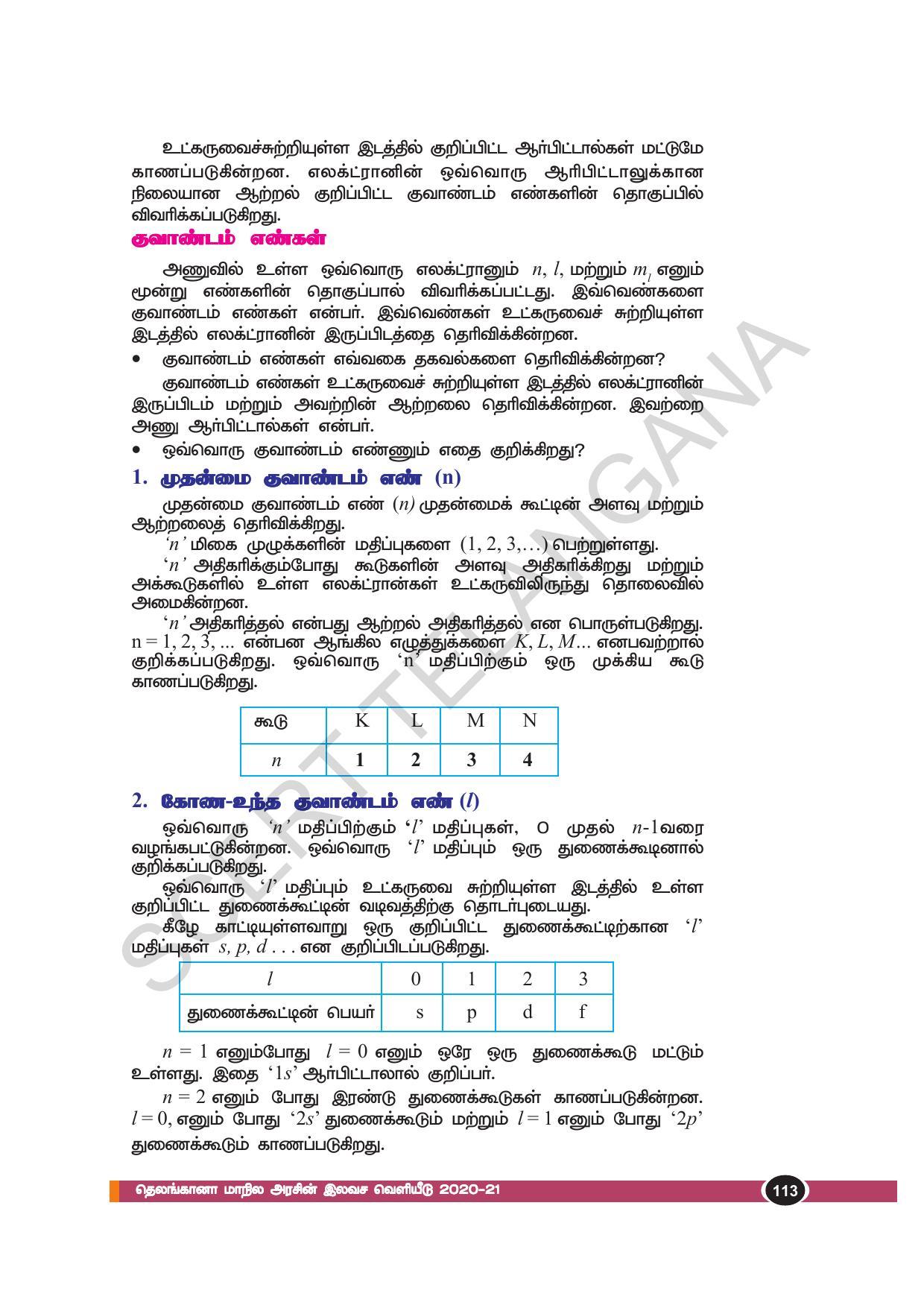 TS SCERT Class 10 Physical Science(Tamil Medium) Text Book - Page 125