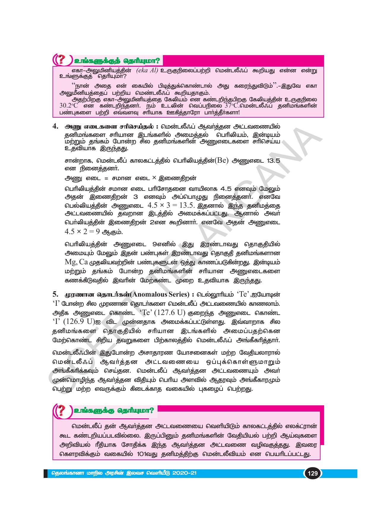 TS SCERT Class 10 Physical Science(Tamil Medium) Text Book - Page 141