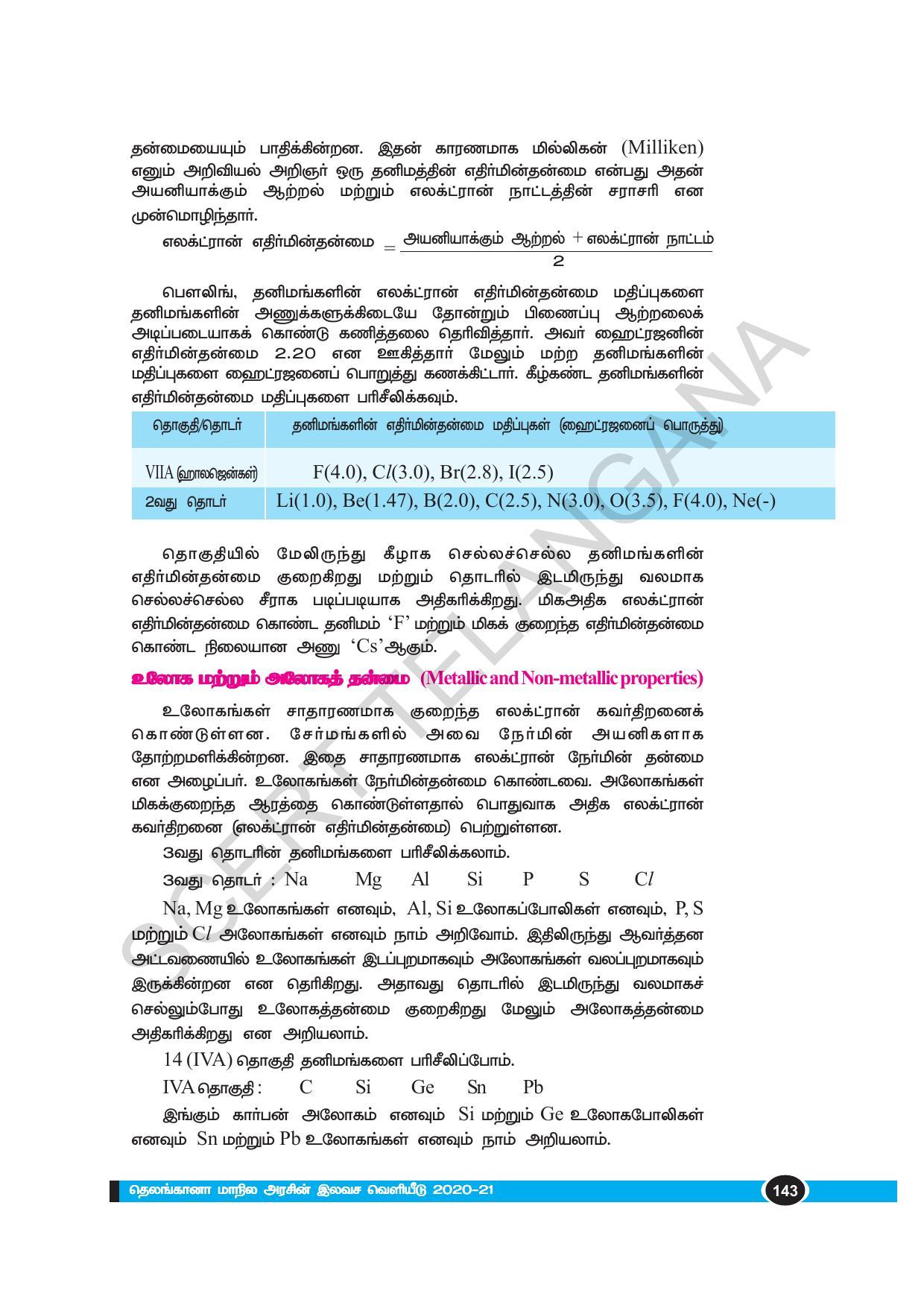 TS SCERT Class 10 Physical Science(Tamil Medium) Text Book - Page 155