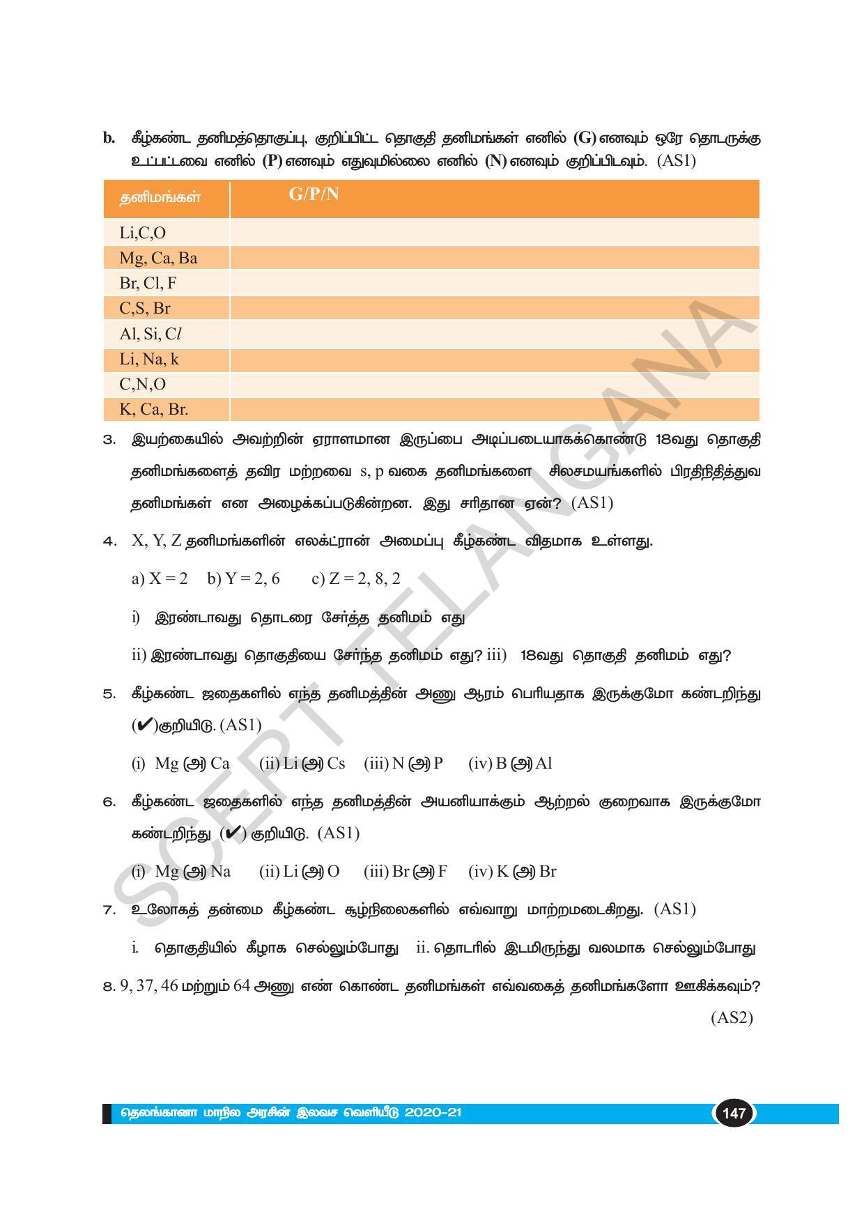 TS SCERT Class 10 Physical Science(Tamil Medium) Text Book - Page 159