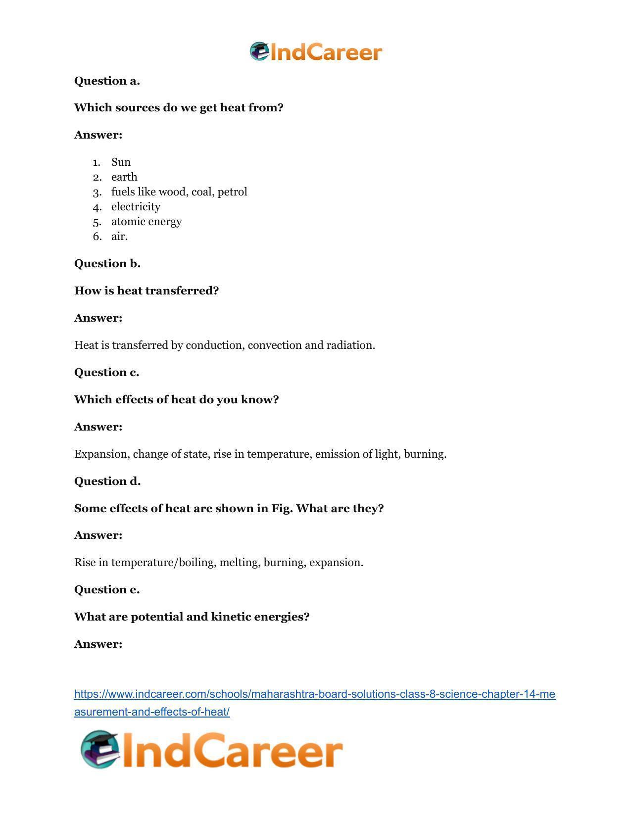 Maharashtra Board Solutions Class 8-Science: Chapter 14- Measurement and Effects of Heat - Page 13