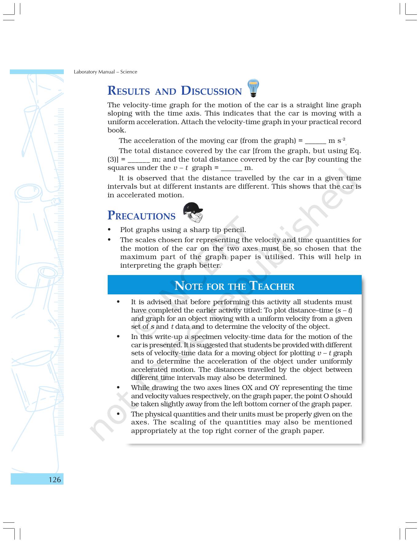 NCERT Laboratory Manuals for Class IX Science - Moving things, People and ideas - Page 10