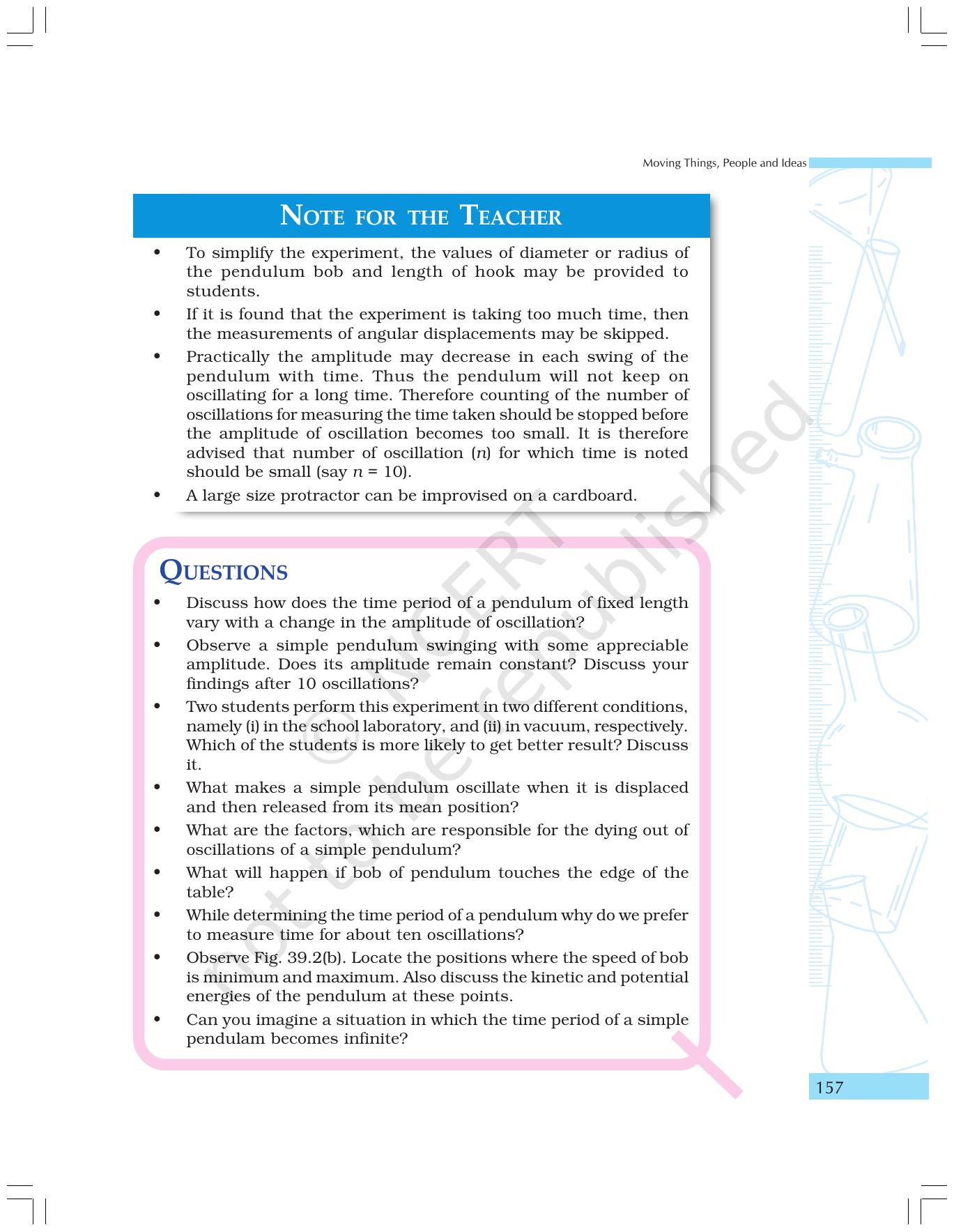 NCERT Laboratory Manuals for Class IX Science - Moving things, People and ideas - Page 41