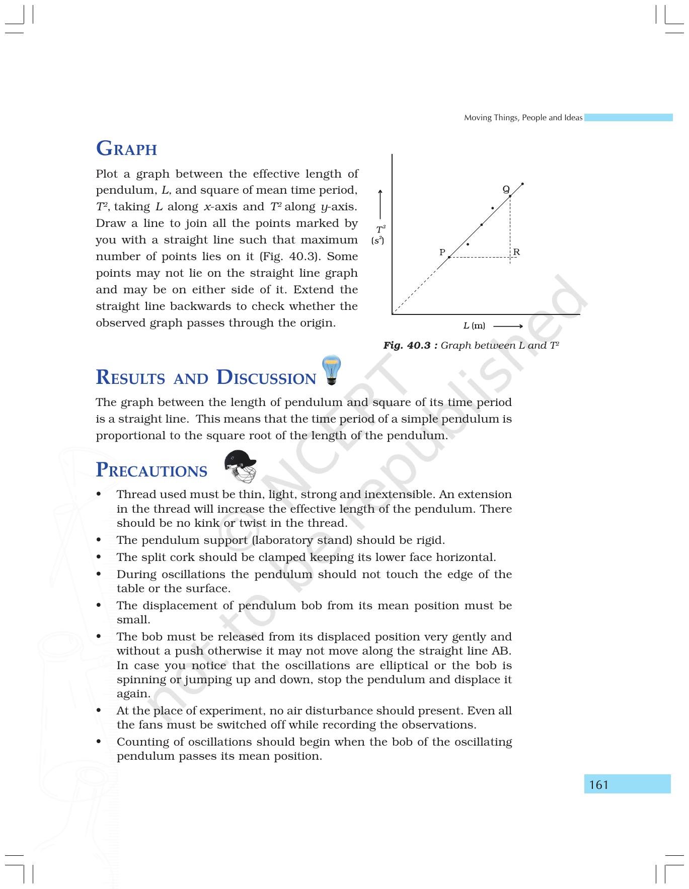 NCERT Laboratory Manuals for Class IX Science - Moving things, People and ideas - Page 45
