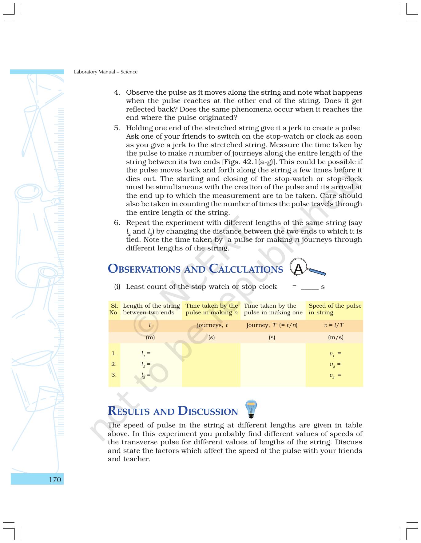 NCERT Laboratory Manuals for Class IX Science - Moving things, People and ideas - Page 54