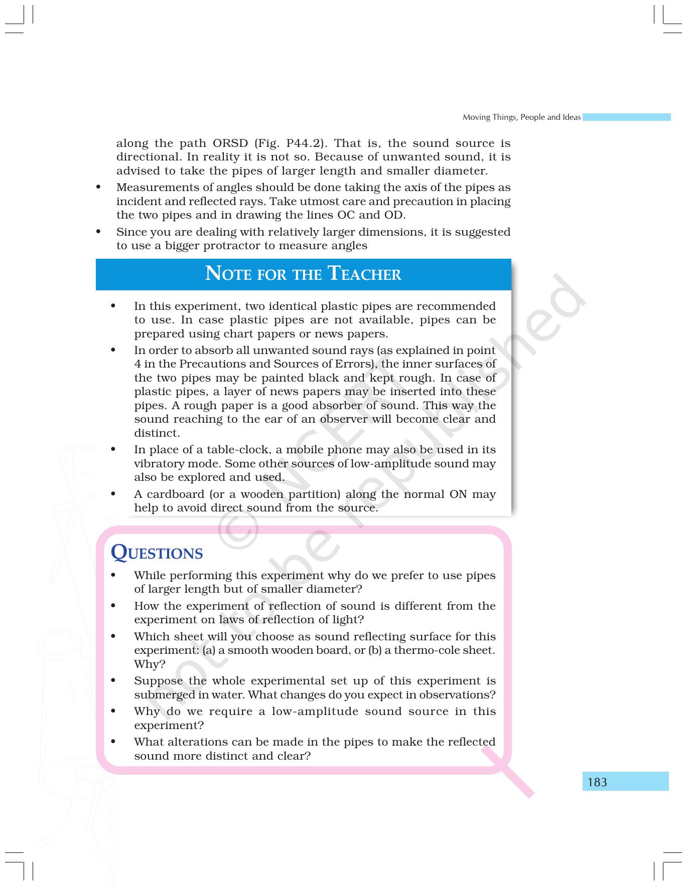 NCERT Laboratory Manuals for Class IX Science - Moving things, People and ideas - Page 67