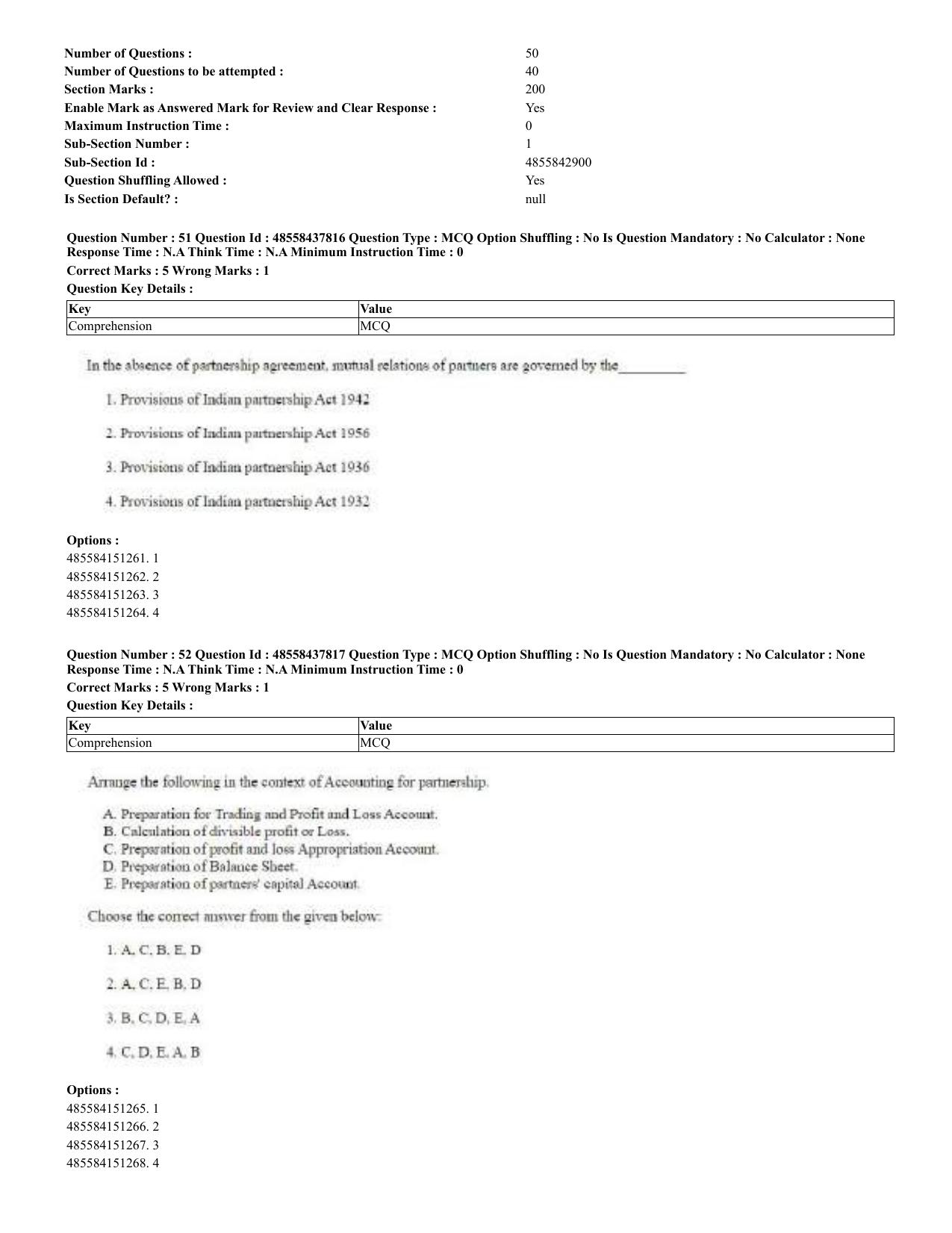 CUET 2023 English Bengali Shift 3 Question Papers - 23 Jul 2023 - Page 33