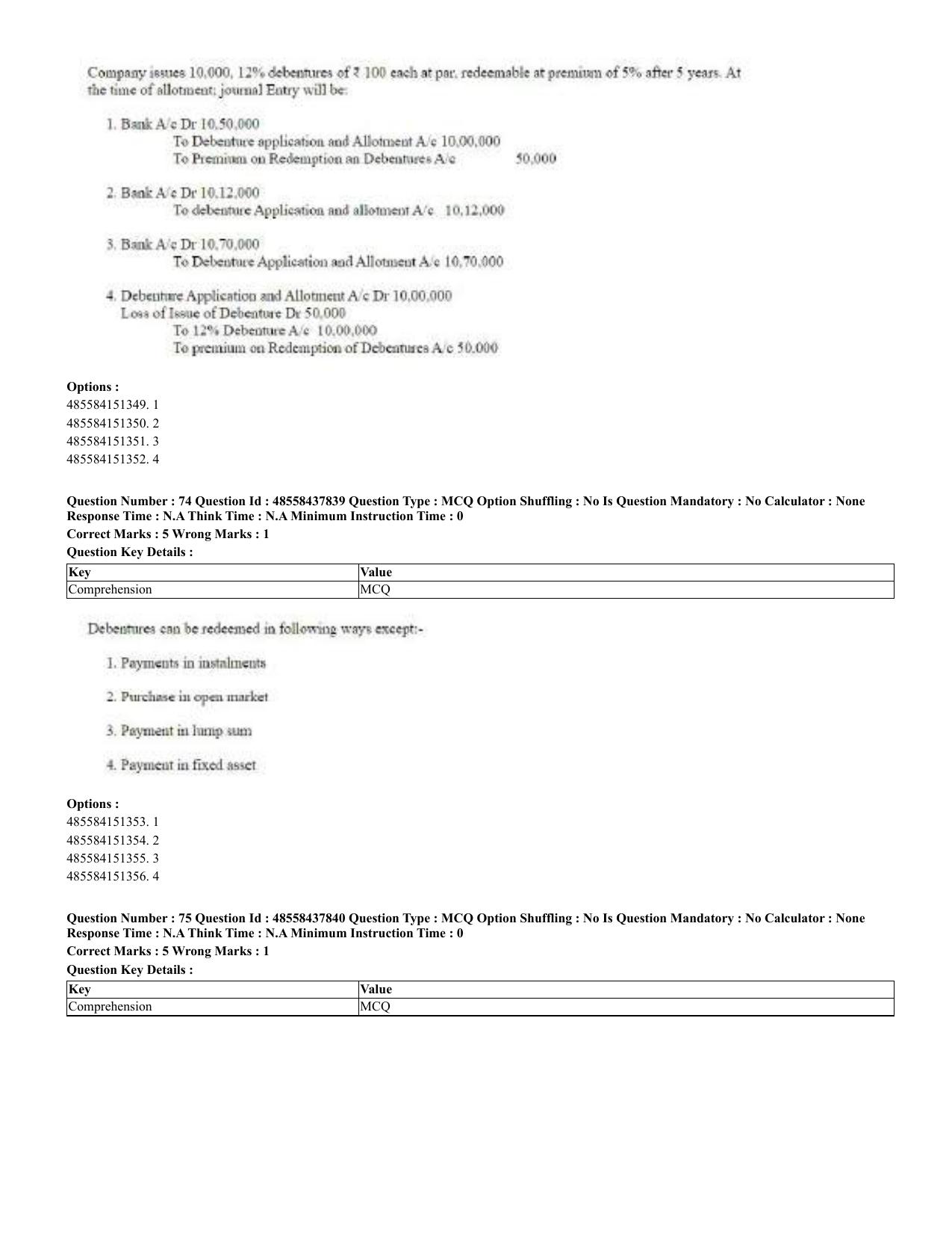 CUET 2023 English Bengali Shift 3 Question Papers - 23 Jul 2023 - Page 43
