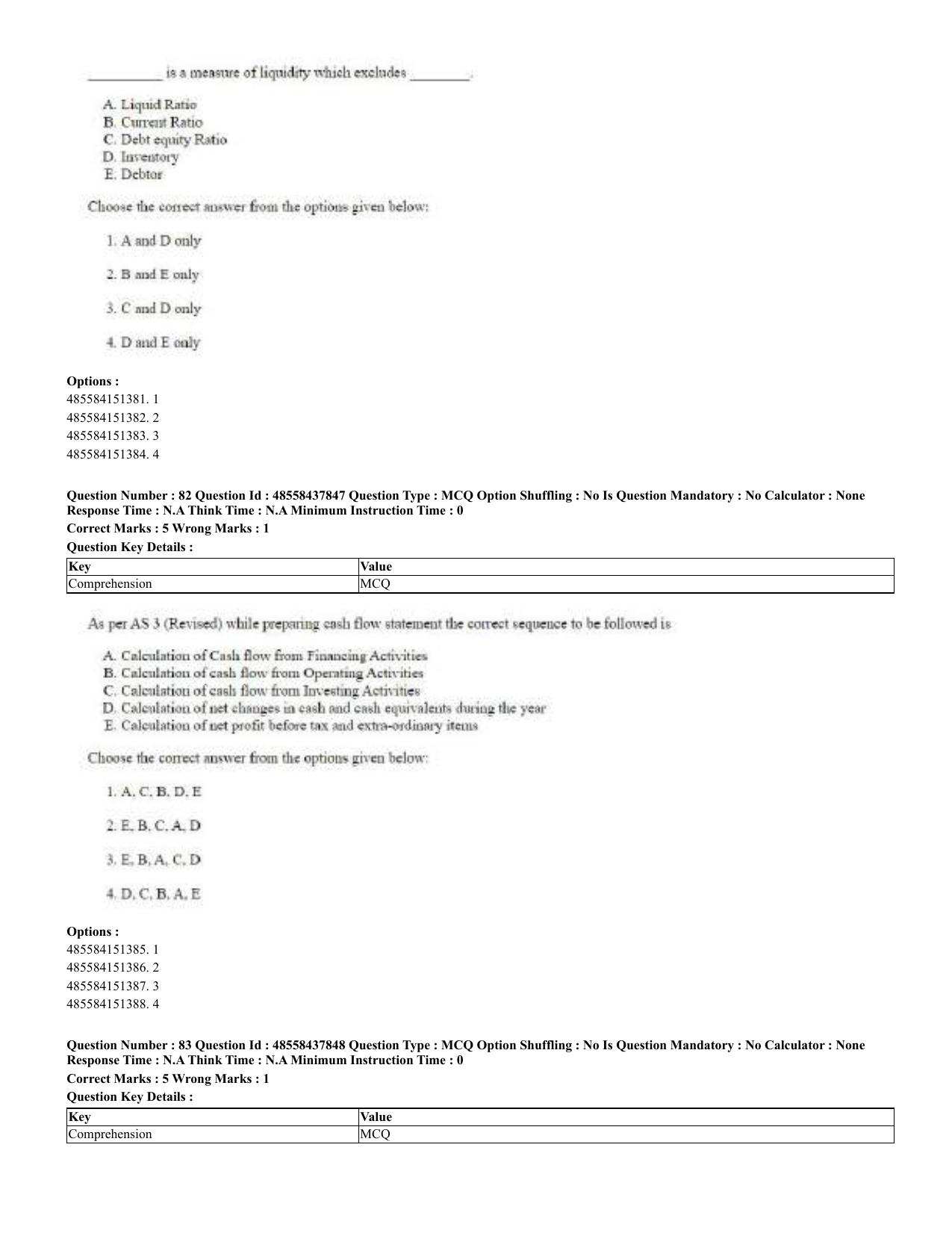 CUET 2023 English Bengali Shift 3 Question Papers - 23 Jul 2023 - Page 47
