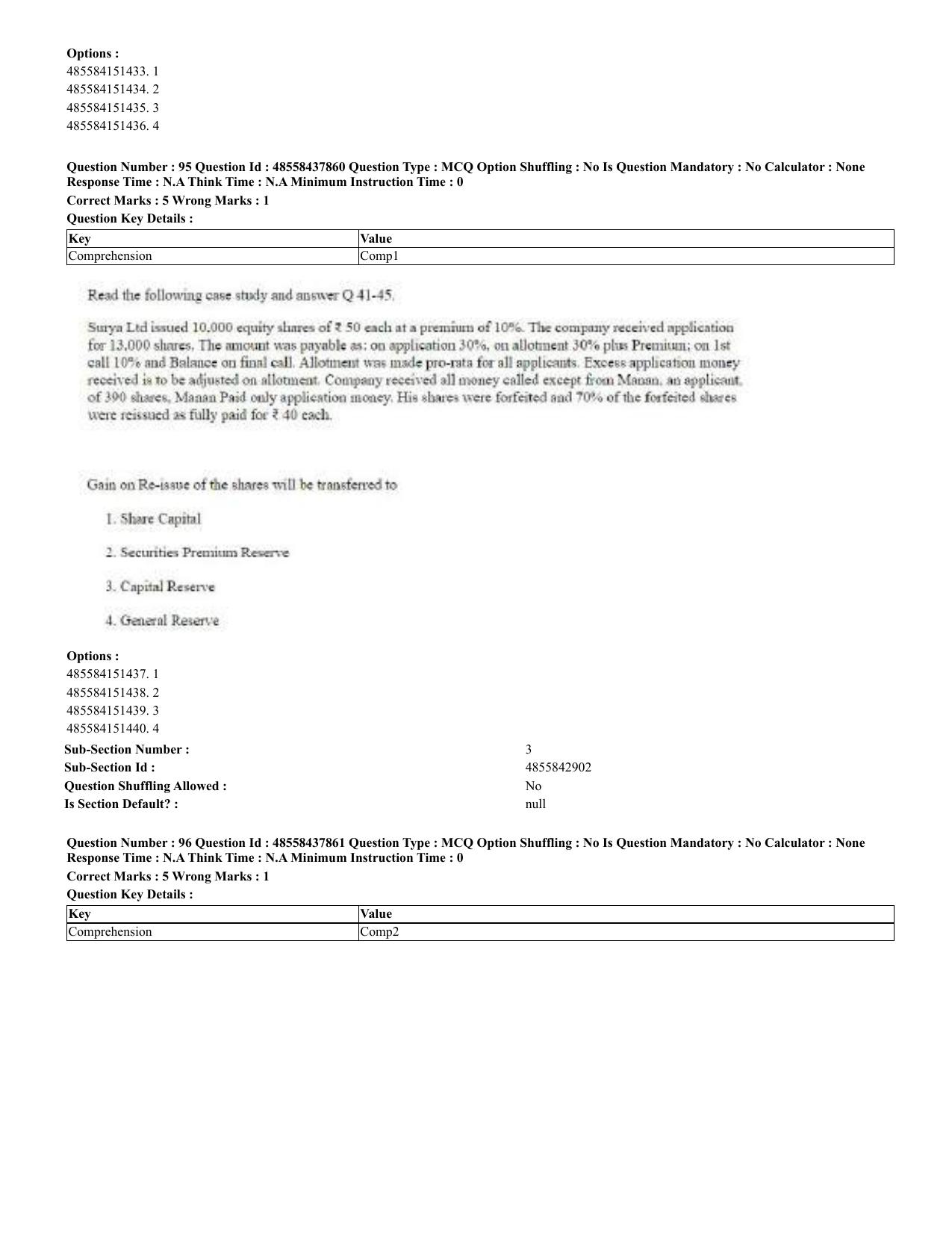 CUET 2023 English Bengali Shift 3 Question Papers - 23 Jul 2023 - Page 54