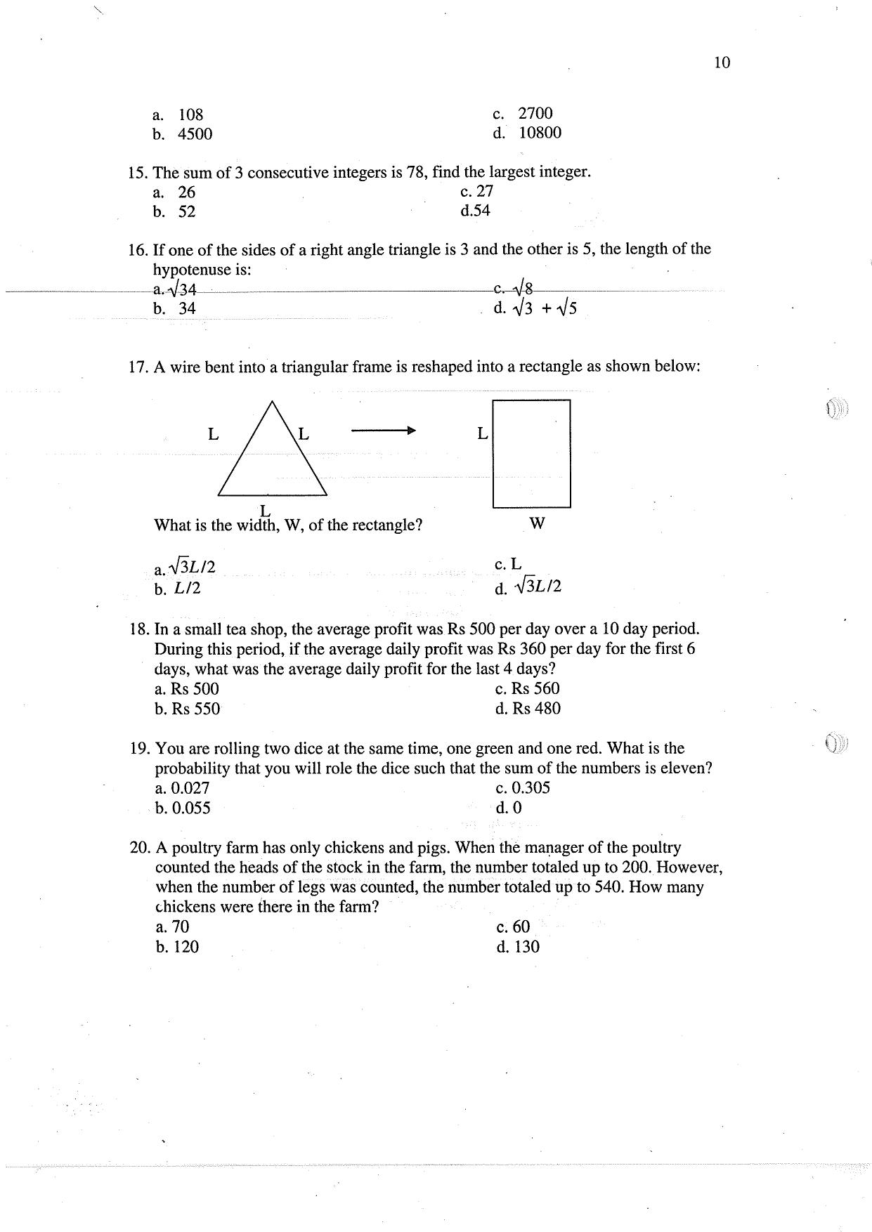 JGEEBILS Wildlife Biology & Conservation Question Paper 2010 - Page 10