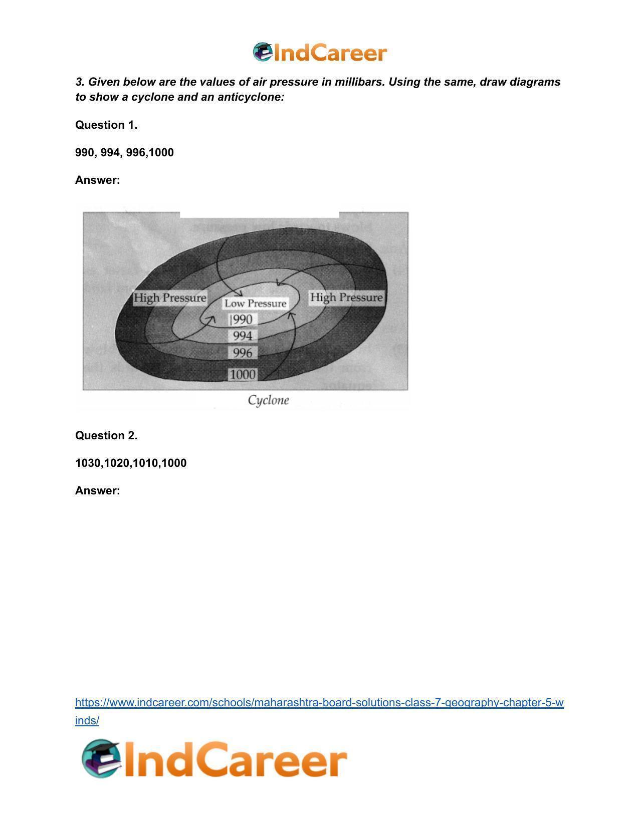 Maharashtra Board Solutions Class 7-Geography: Chapter 5- Winds - Page 5