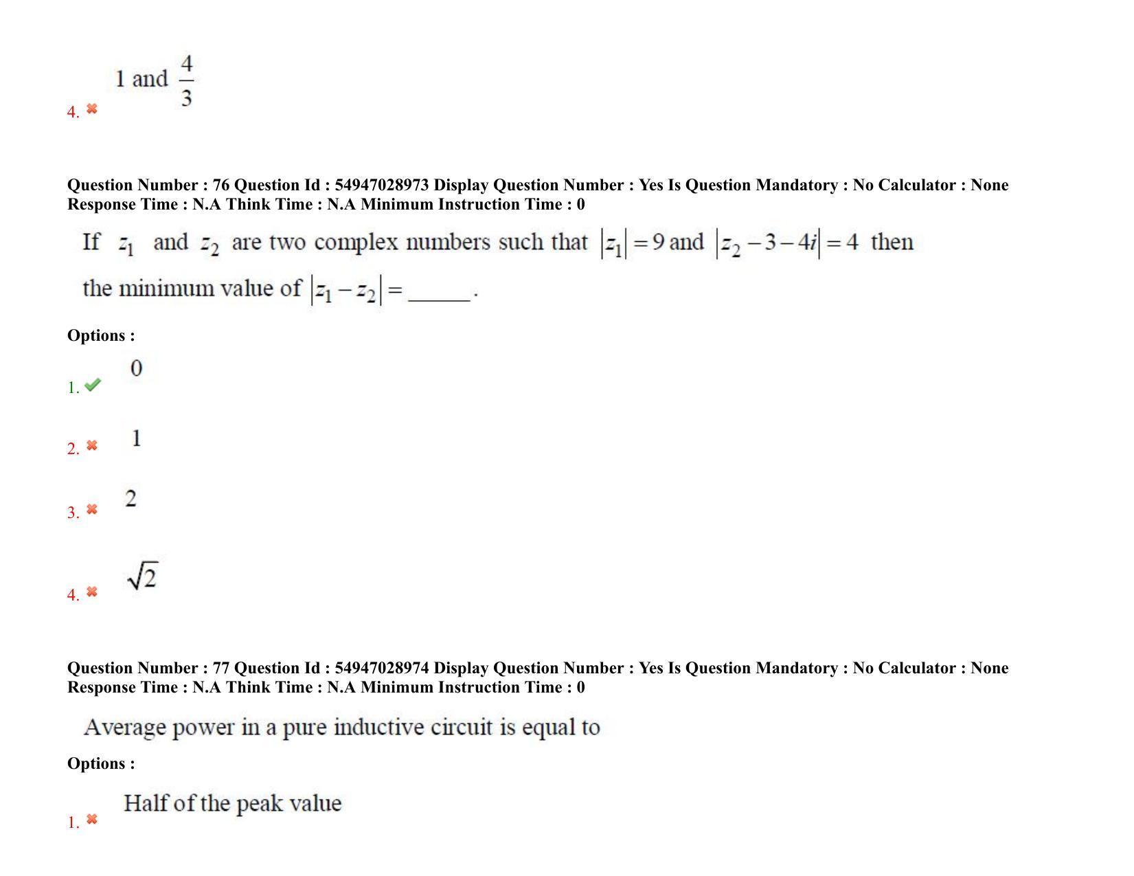 AP RCET 2022: Electrical Engineering - 19-10-2022 (Wednesday) Session-II Question Paper With keys - Page 60