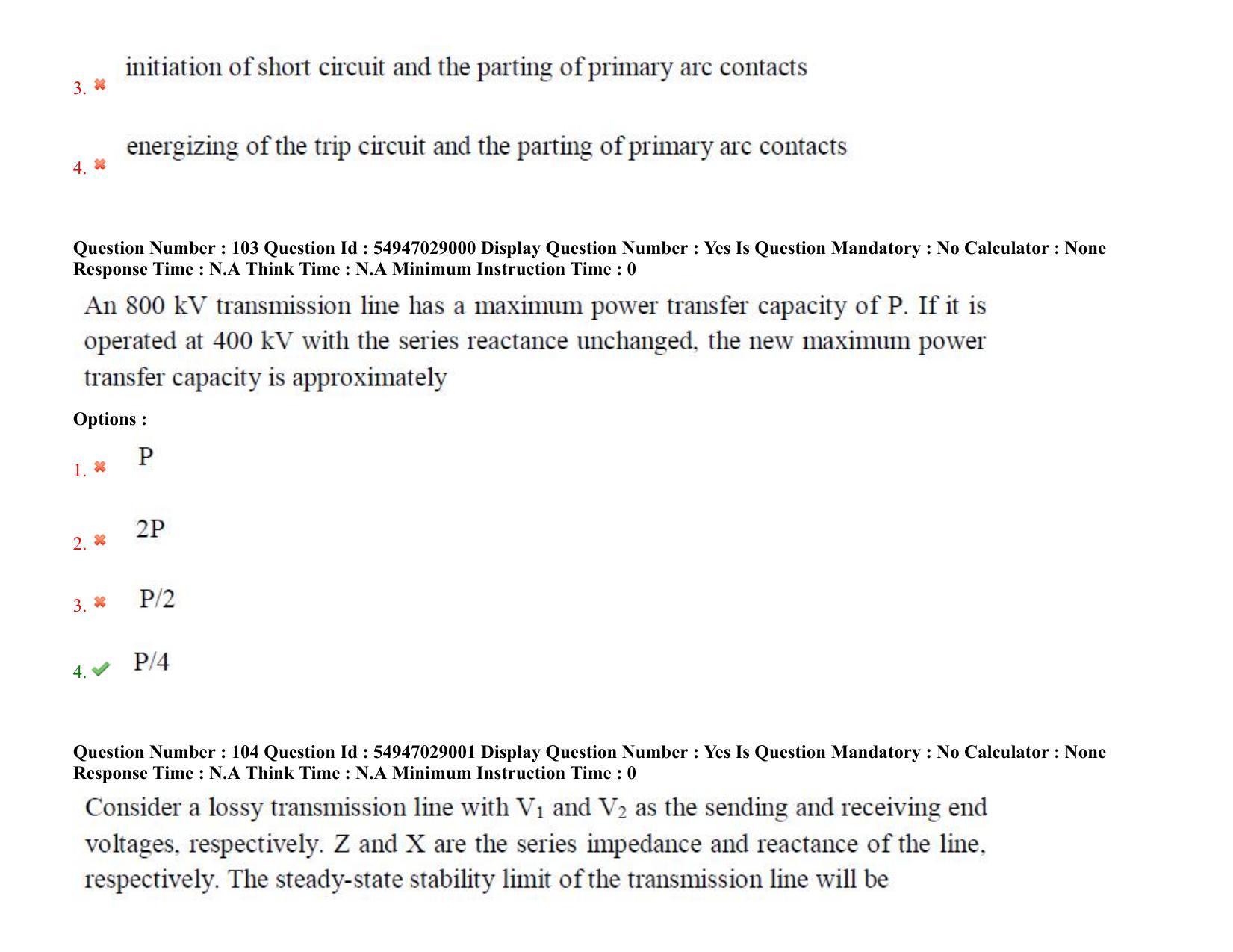 AP RCET 2022: Electrical Engineering - 19-10-2022 (Wednesday) Session-II Question Paper With keys - Page 77