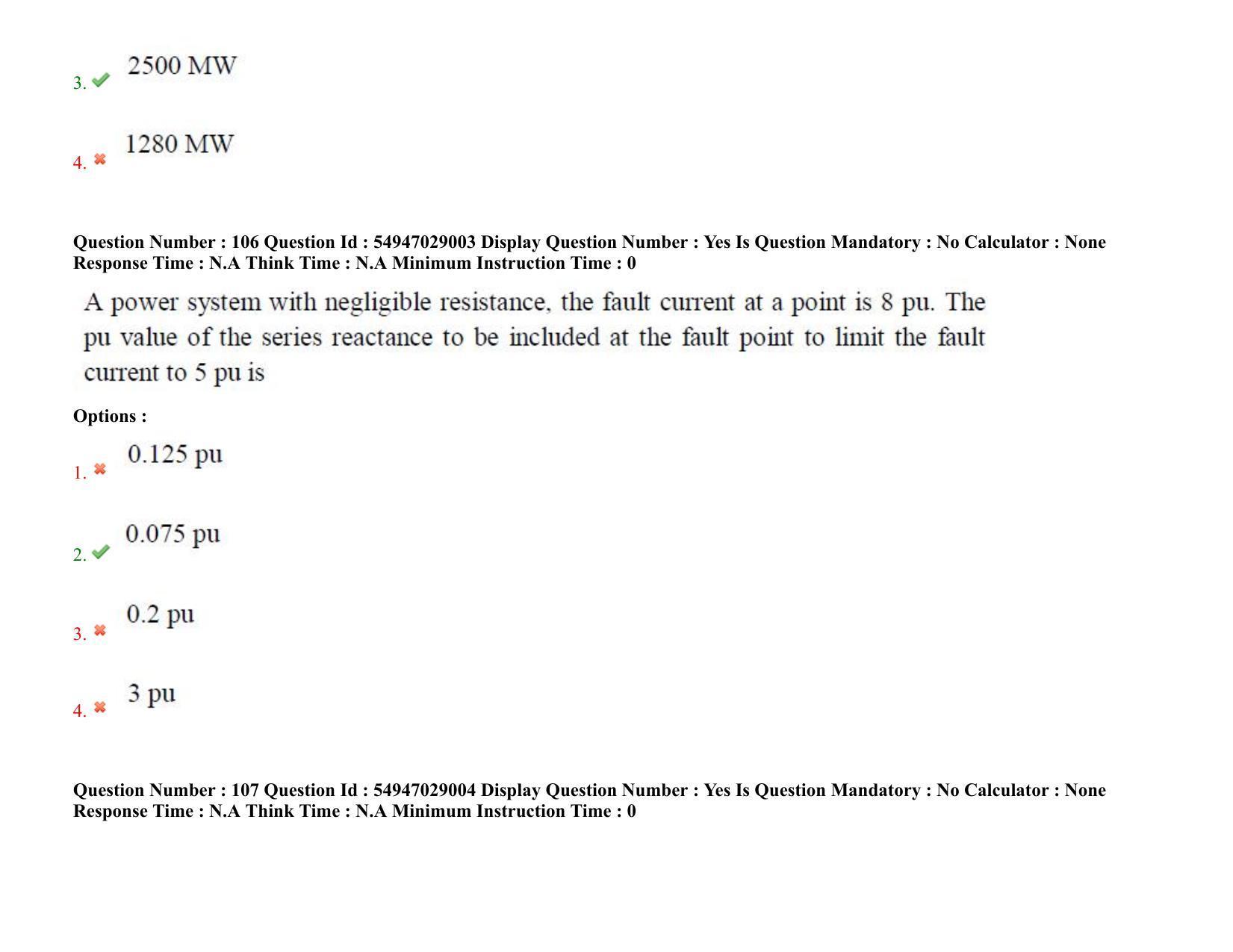 AP RCET 2022: Electrical Engineering - 19-10-2022 (Wednesday) Session-II Question Paper With keys - Page 79