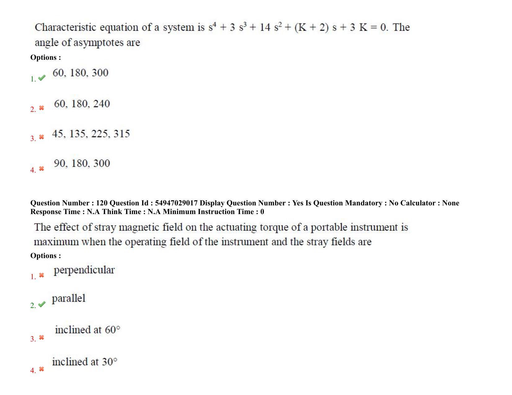 AP RCET 2022: Electrical Engineering - 19-10-2022 (Wednesday) Session-II Question Paper With keys - Page 87
