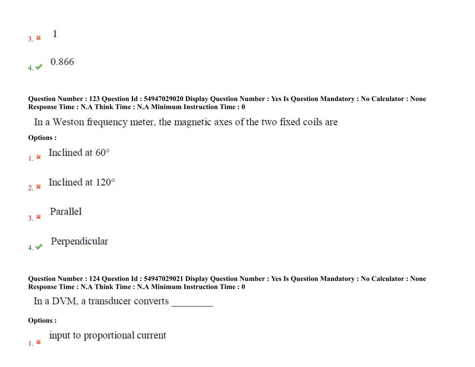 AP RCET 2022: Electrical Engineering - 19-10-2022 (Wednesday) Session-II Question Paper With keys - Page 89