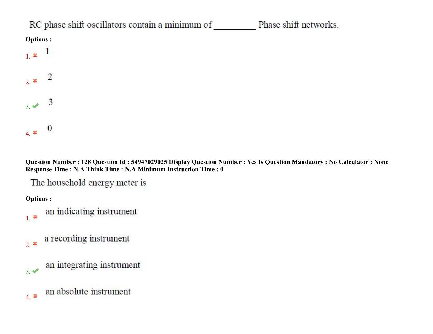 AP RCET 2022: Electrical Engineering - 19-10-2022 (Wednesday) Session-II Question Paper With keys - Page 92