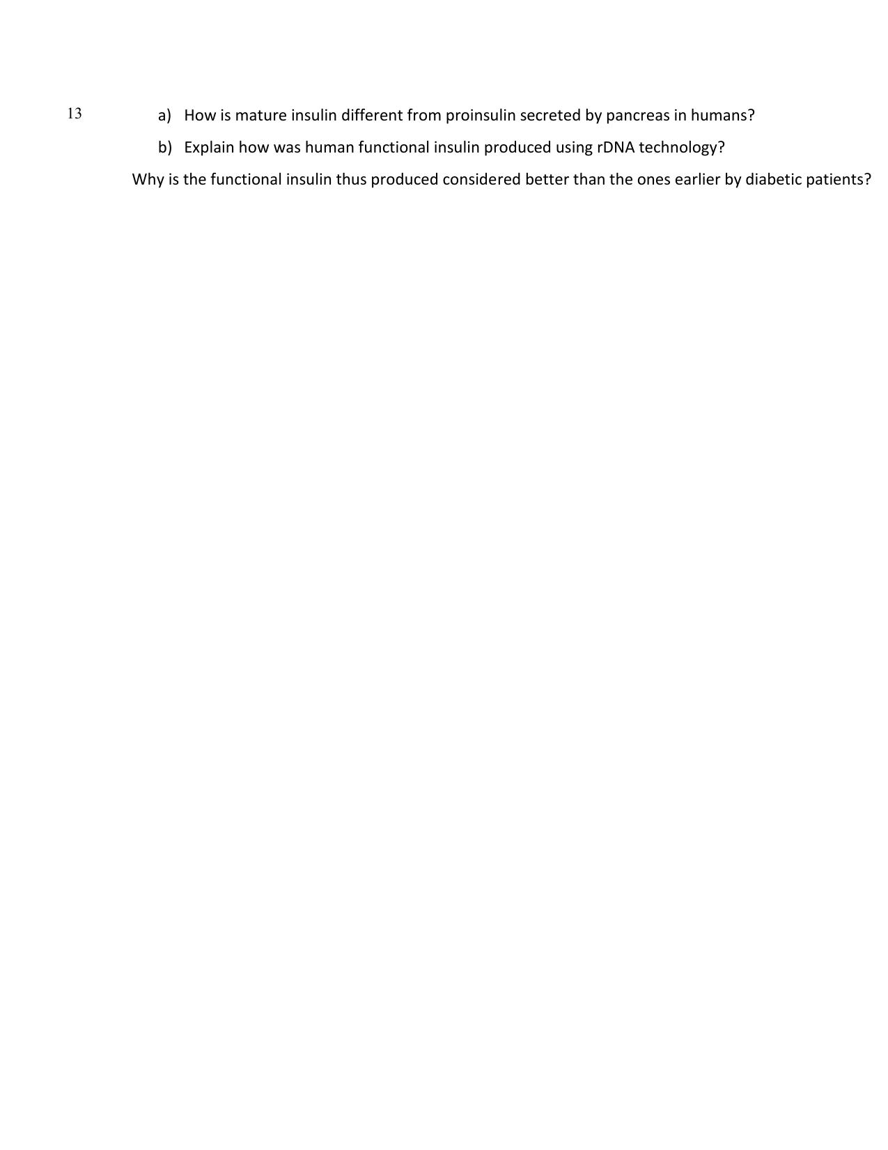 CBSE Class 12 Biology Applications of Bio Technology Worksheet - Page 2