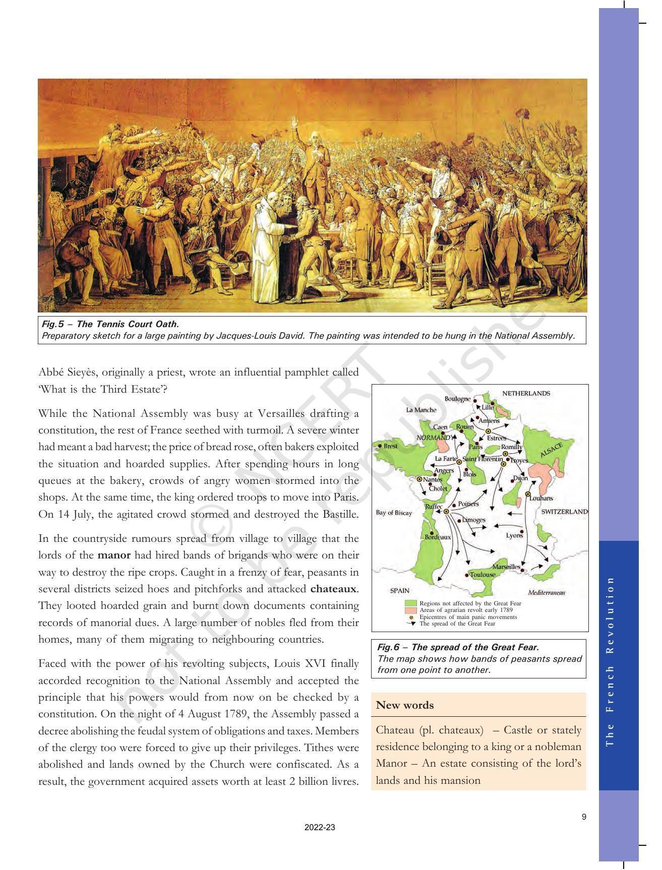 NCERT Book for Class 9 History Chapter 1 The French Revolution - Page 9