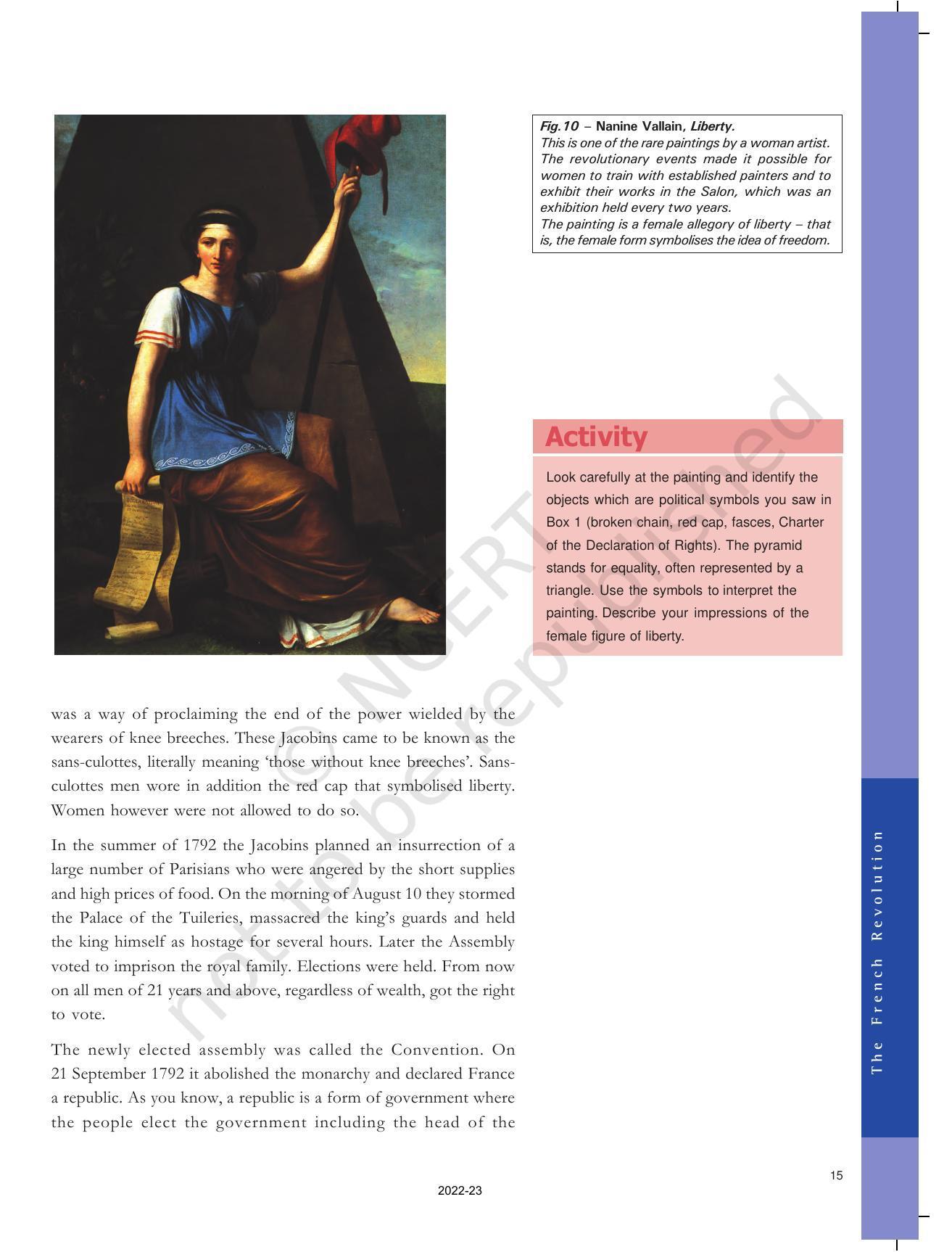 NCERT Book for Class 9 History Chapter 1 The French Revolution - Page 15