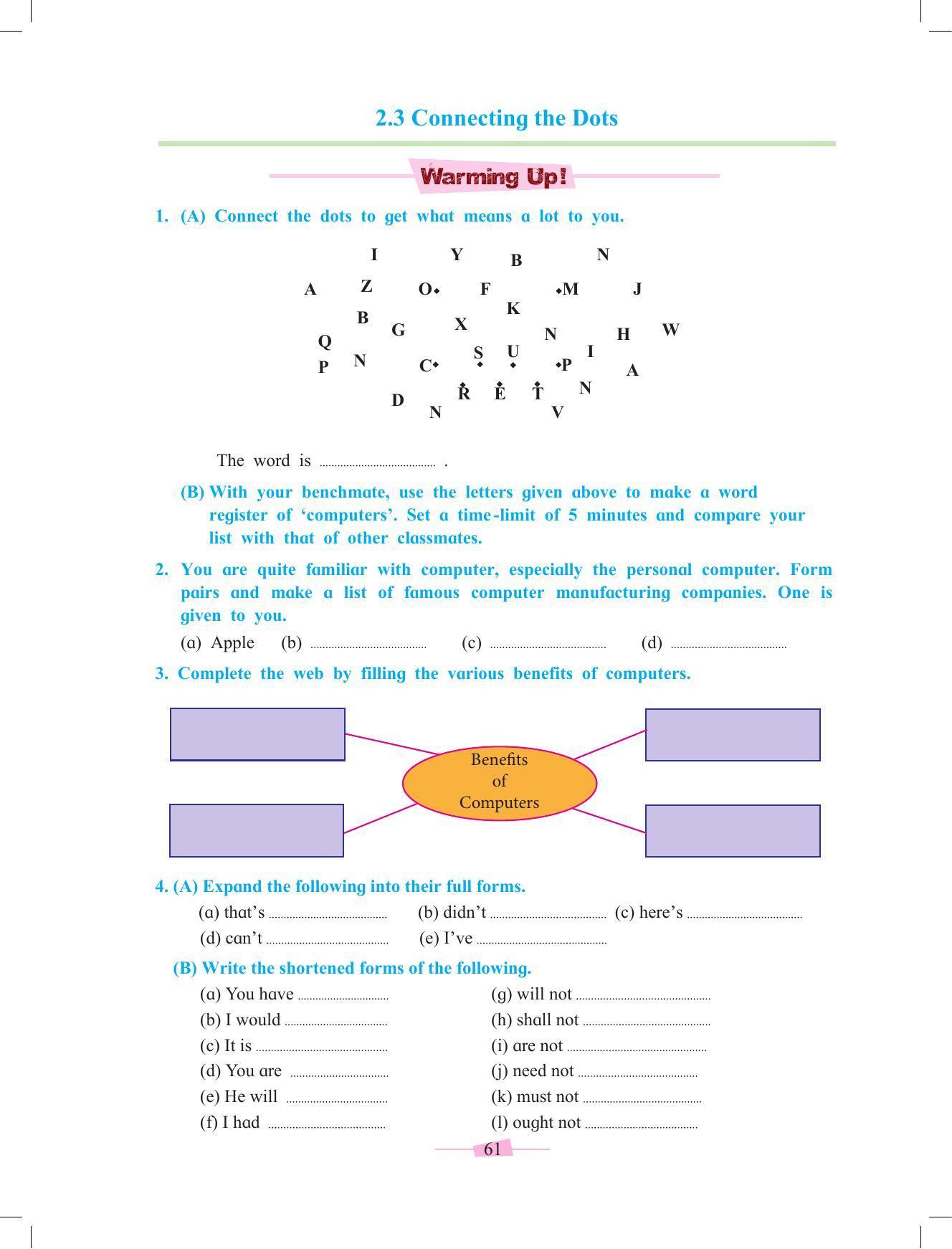 Maharashtra Board Class 10 English Textbook - Page 73