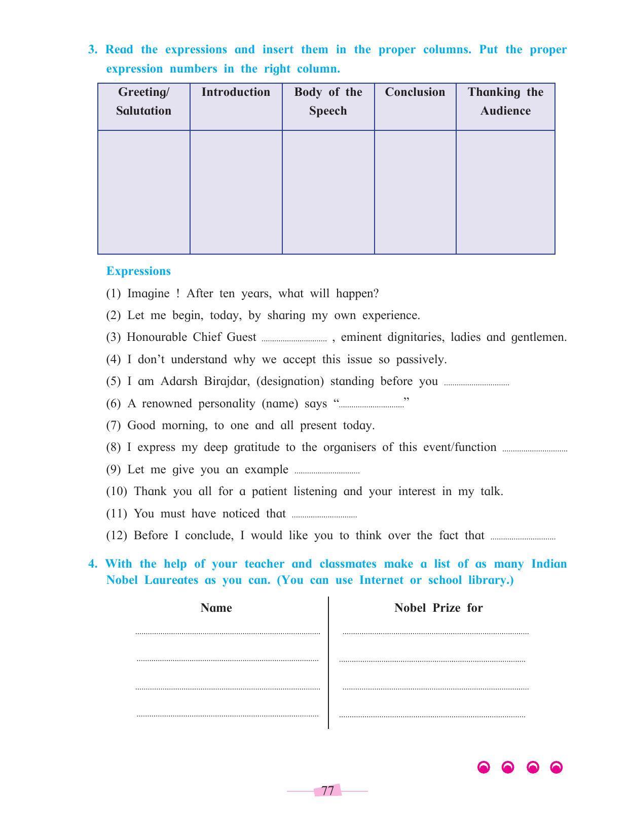 Maharashtra Board Class 10 English Textbook - Page 89