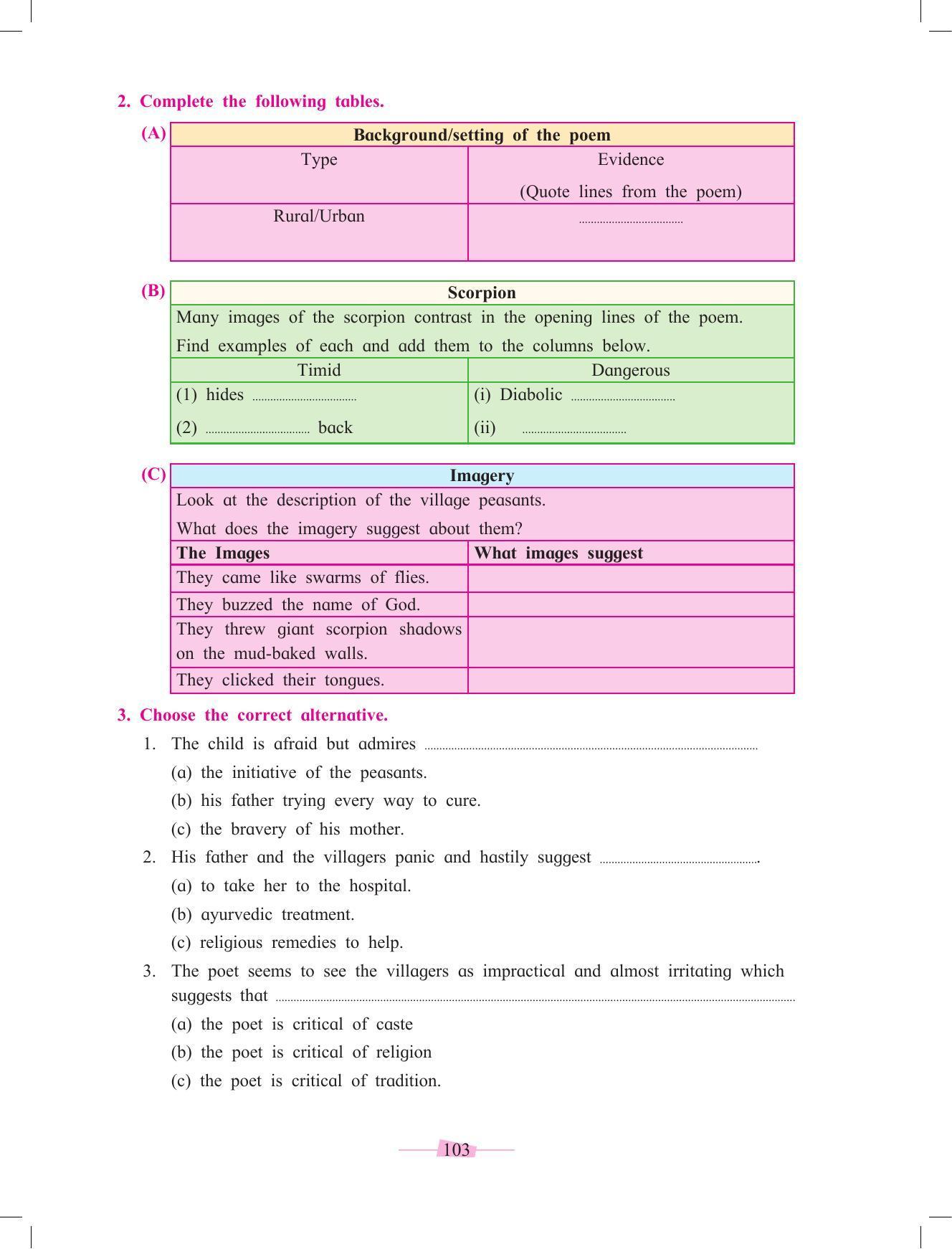 Maharashtra Board Class 10 English Textbook - Page 115