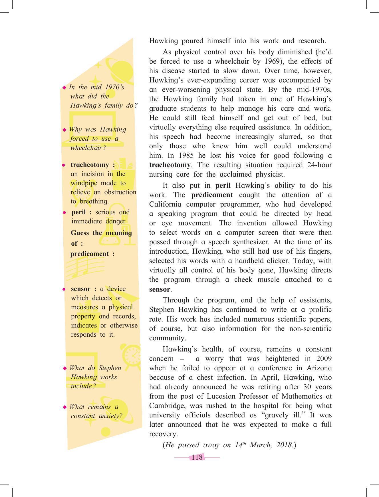 Maharashtra Board Class 10 English Textbook - Page 130
