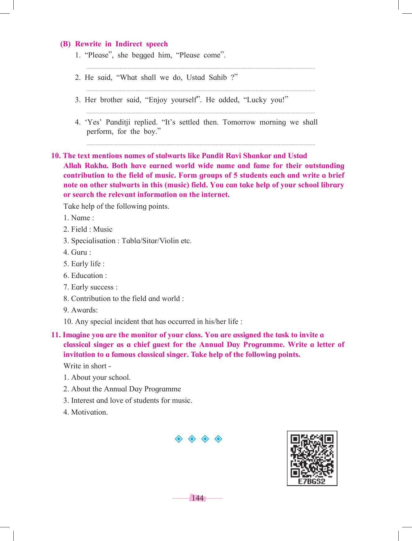 Maharashtra Board Class 10 English Textbook - Page 156