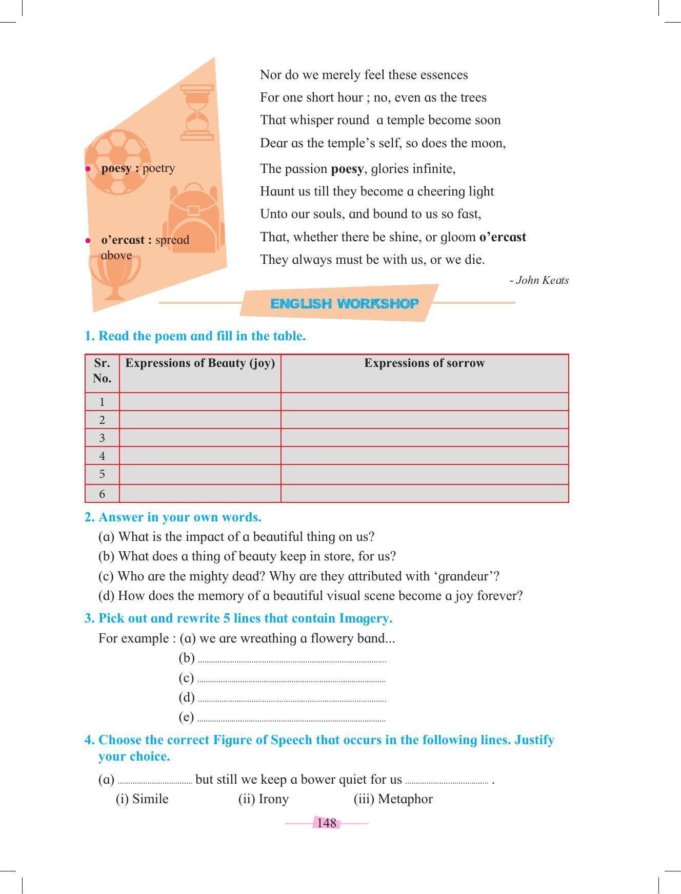 Maharashtra Board Class 10 English Textbook - Page 160