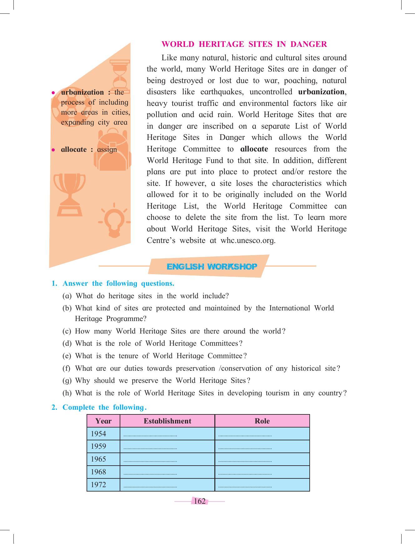 Maharashtra Board Class 10 English Textbook - Page 174