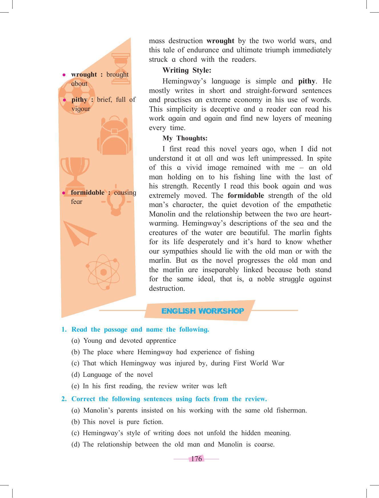 Maharashtra Board Class 10 English Textbook - Page 188