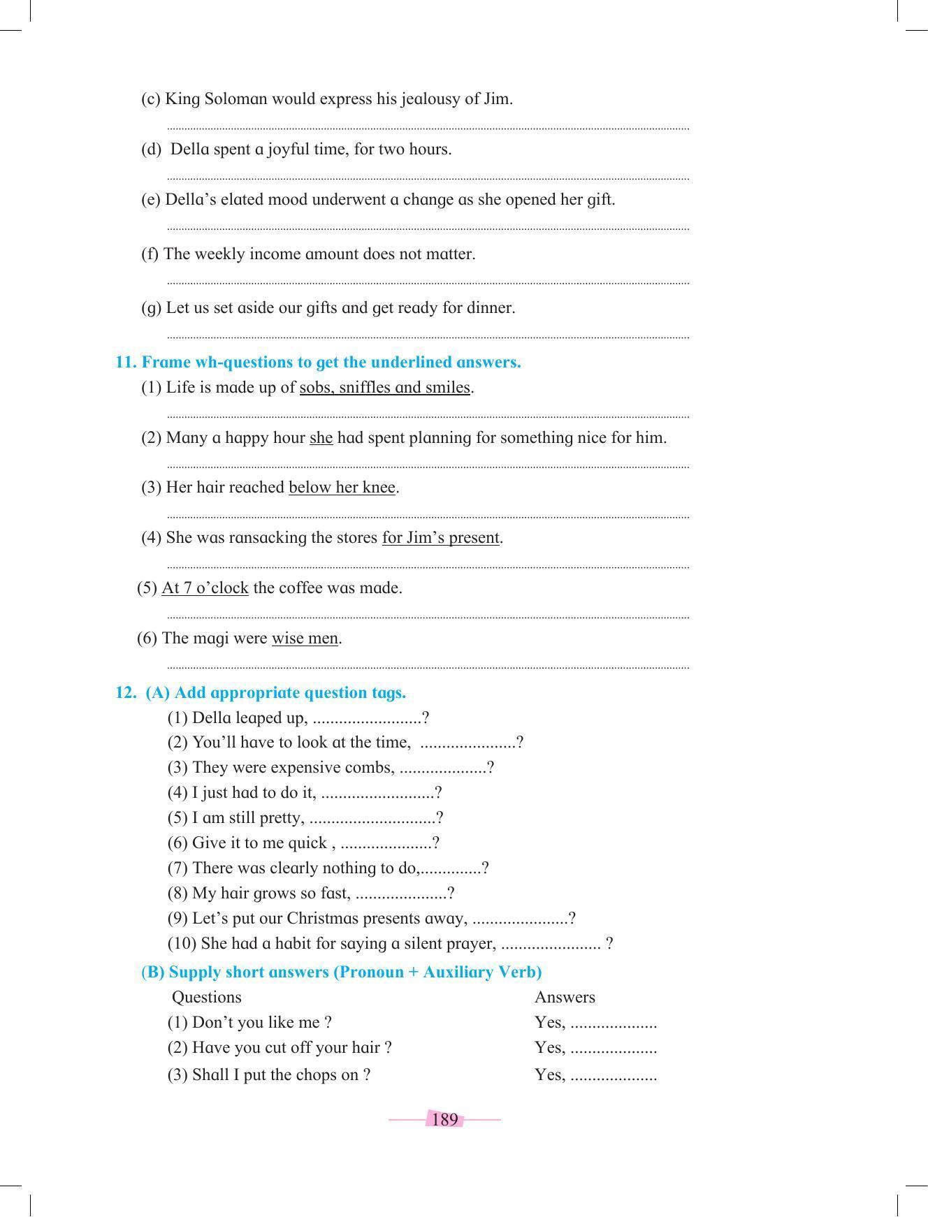 Maharashtra Board Class 10 English Textbook - Page 201