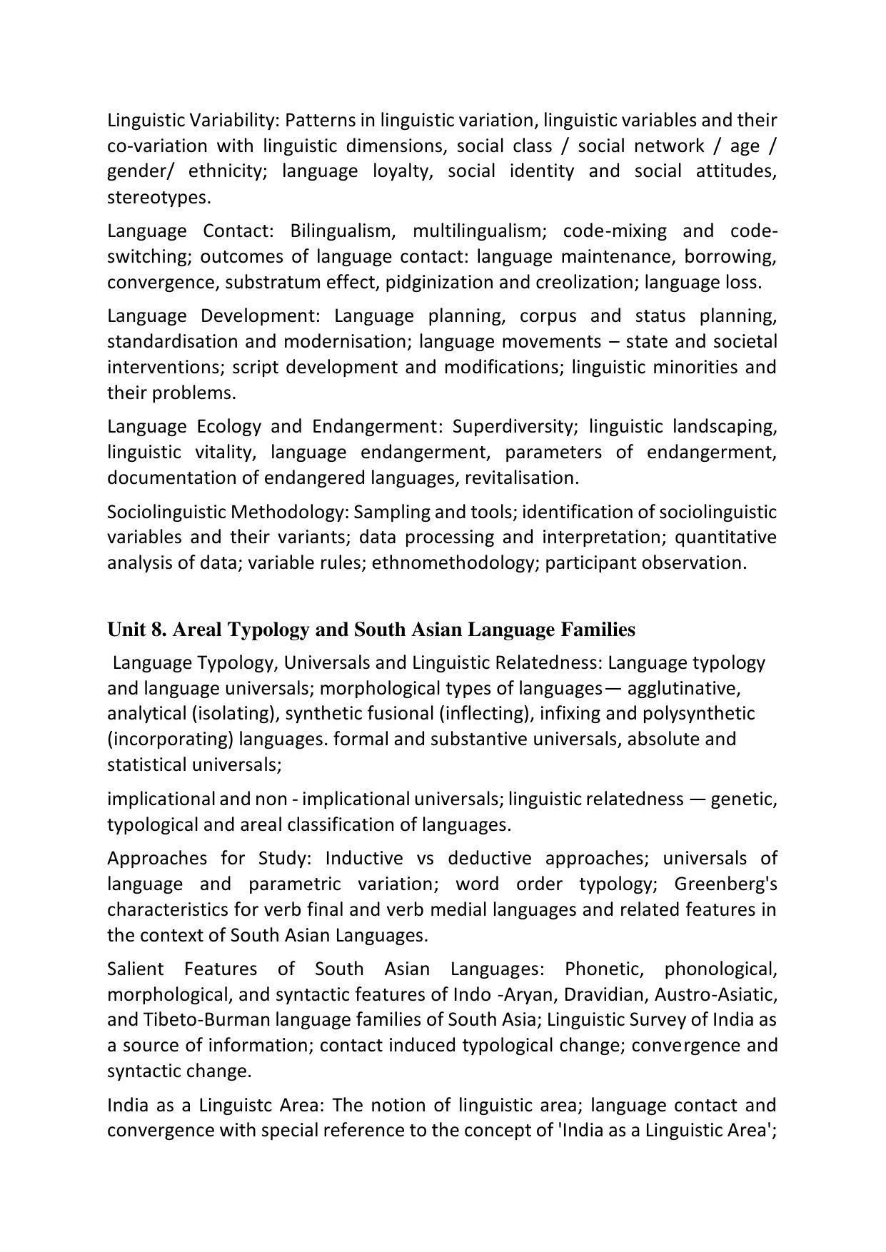 AP RCET Lingustics Syllabus 2022 - Page 5