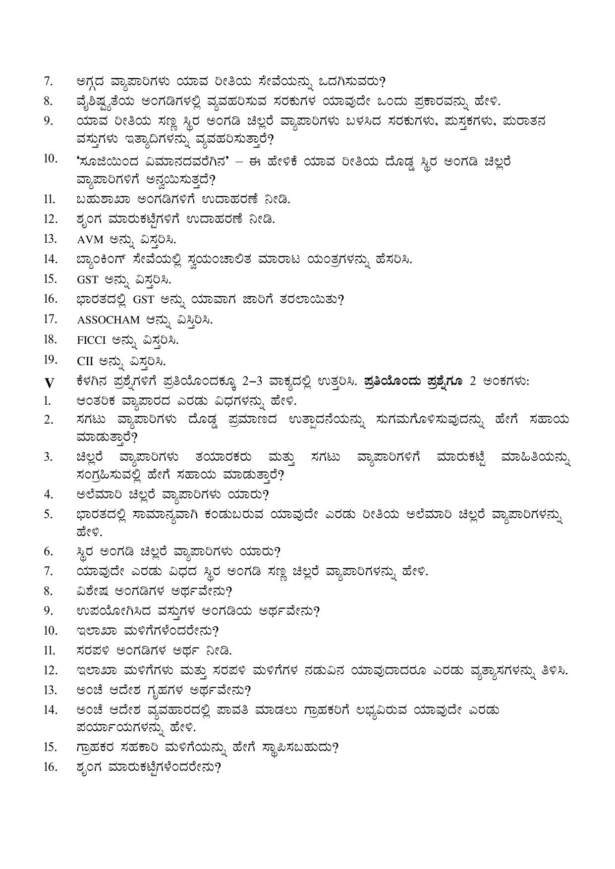 Karnataka 1st PUC Question Bank 2025 - Business Studies kannada - Page 32