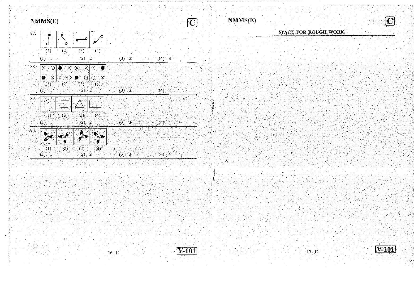 MAT - SAT English Nov 2018 (Set C) Class 8 Andhra Pradesh NMMS Question Papers - Page 9