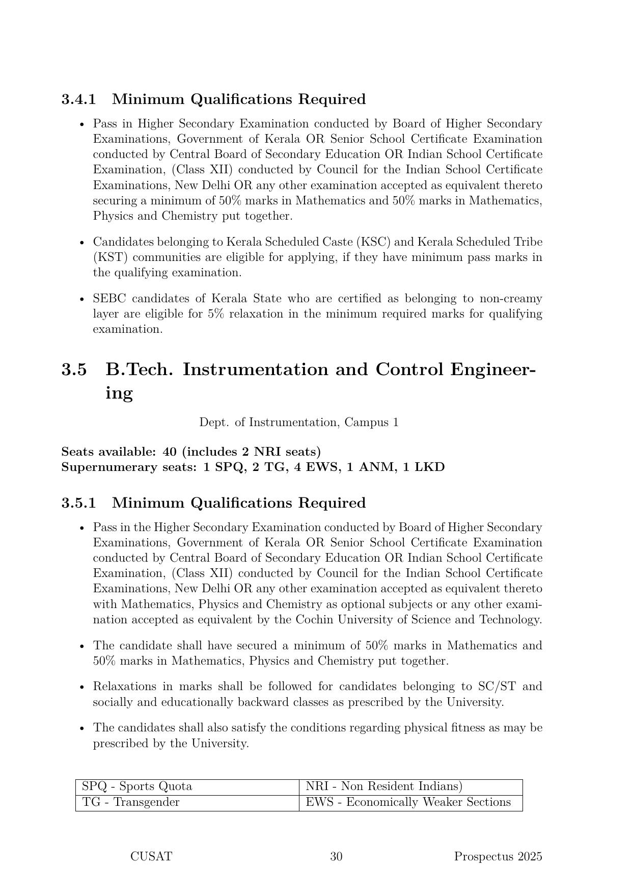 CUSAT CAT 2025 Syllabus - Page 31