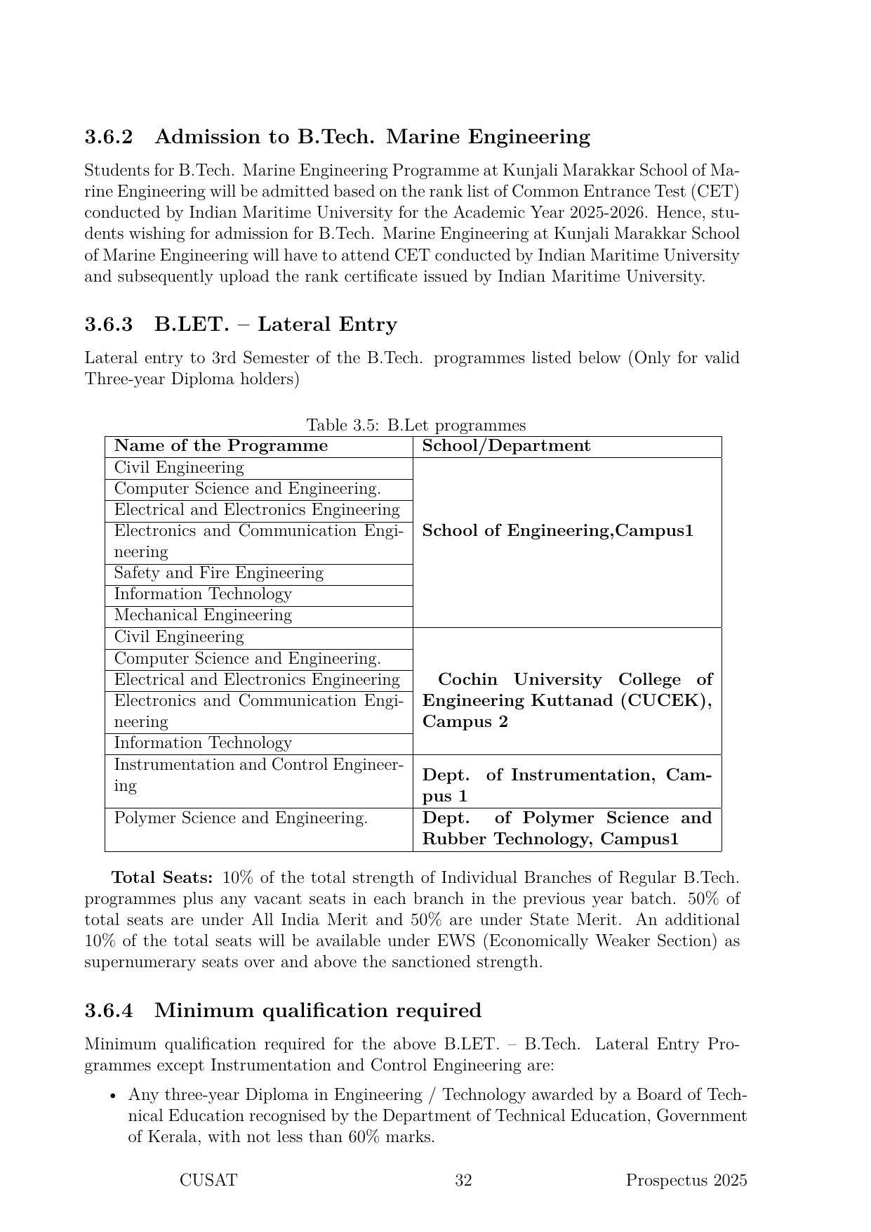 CUSAT CAT 2025 Syllabus - Page 33