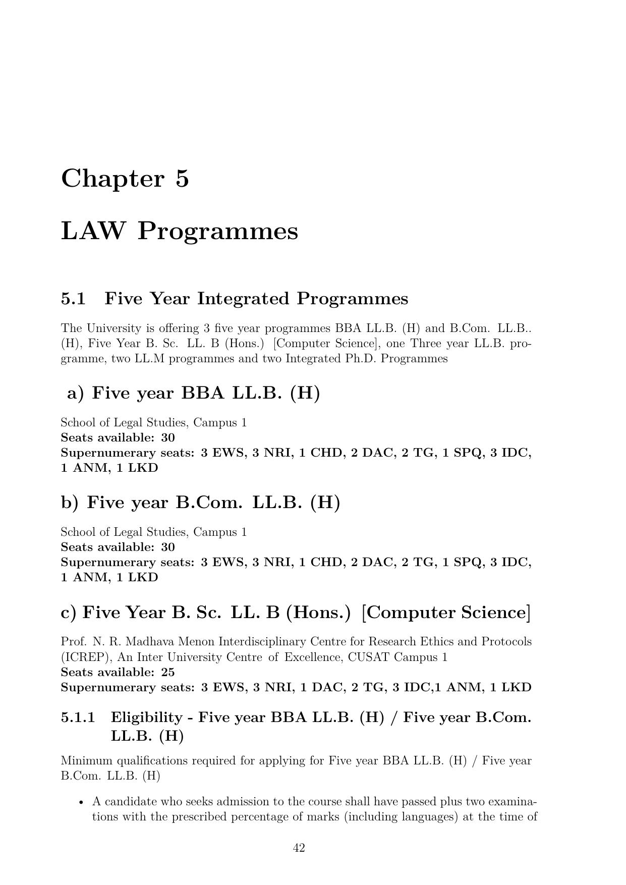 CUSAT CAT 2025 Syllabus - Page 43