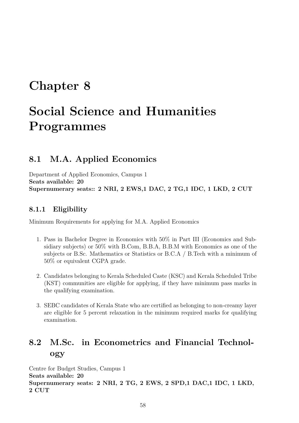 CUSAT CAT 2025 Syllabus - Page 59