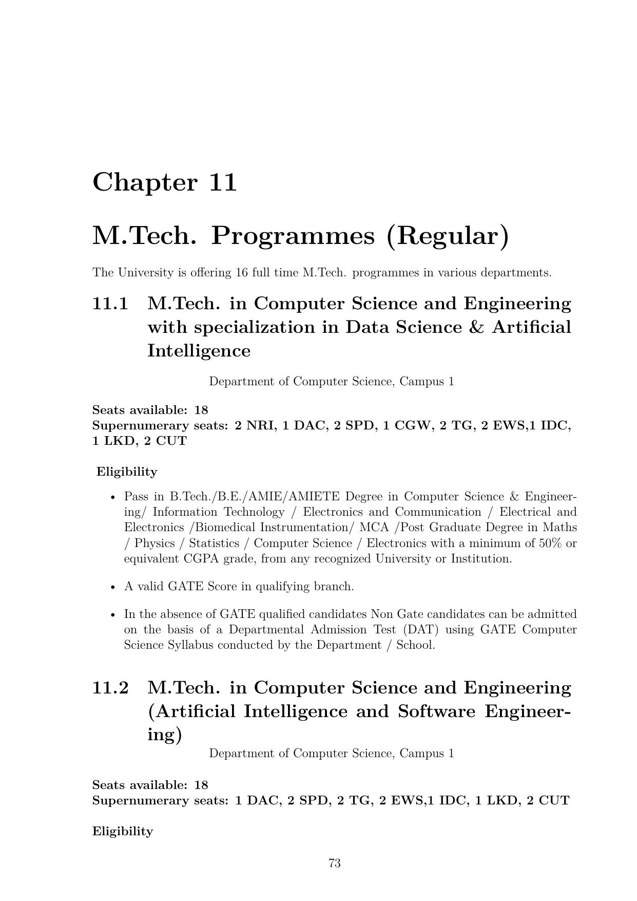 CUSAT CAT 2025 Syllabus - Page 74