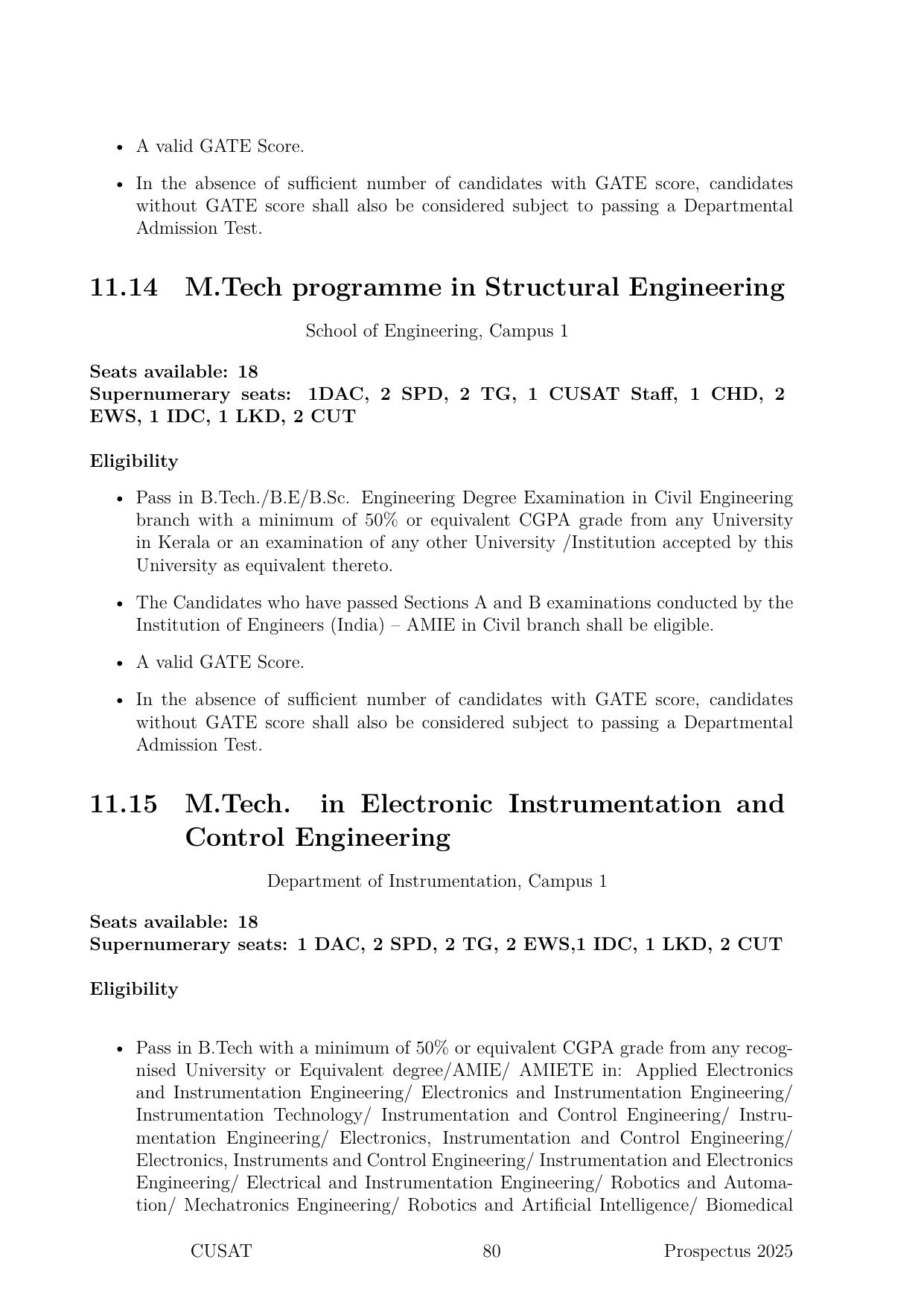 CUSAT CAT 2025 Syllabus - Page 81