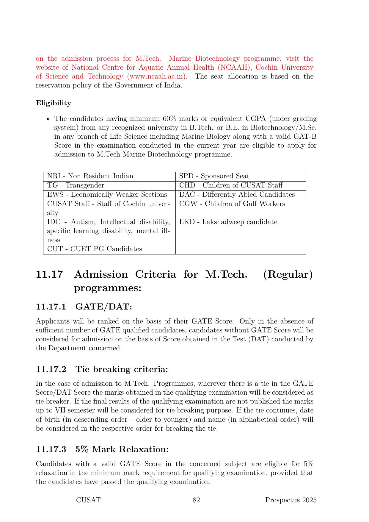 CUSAT CAT 2025 Syllabus - Page 83