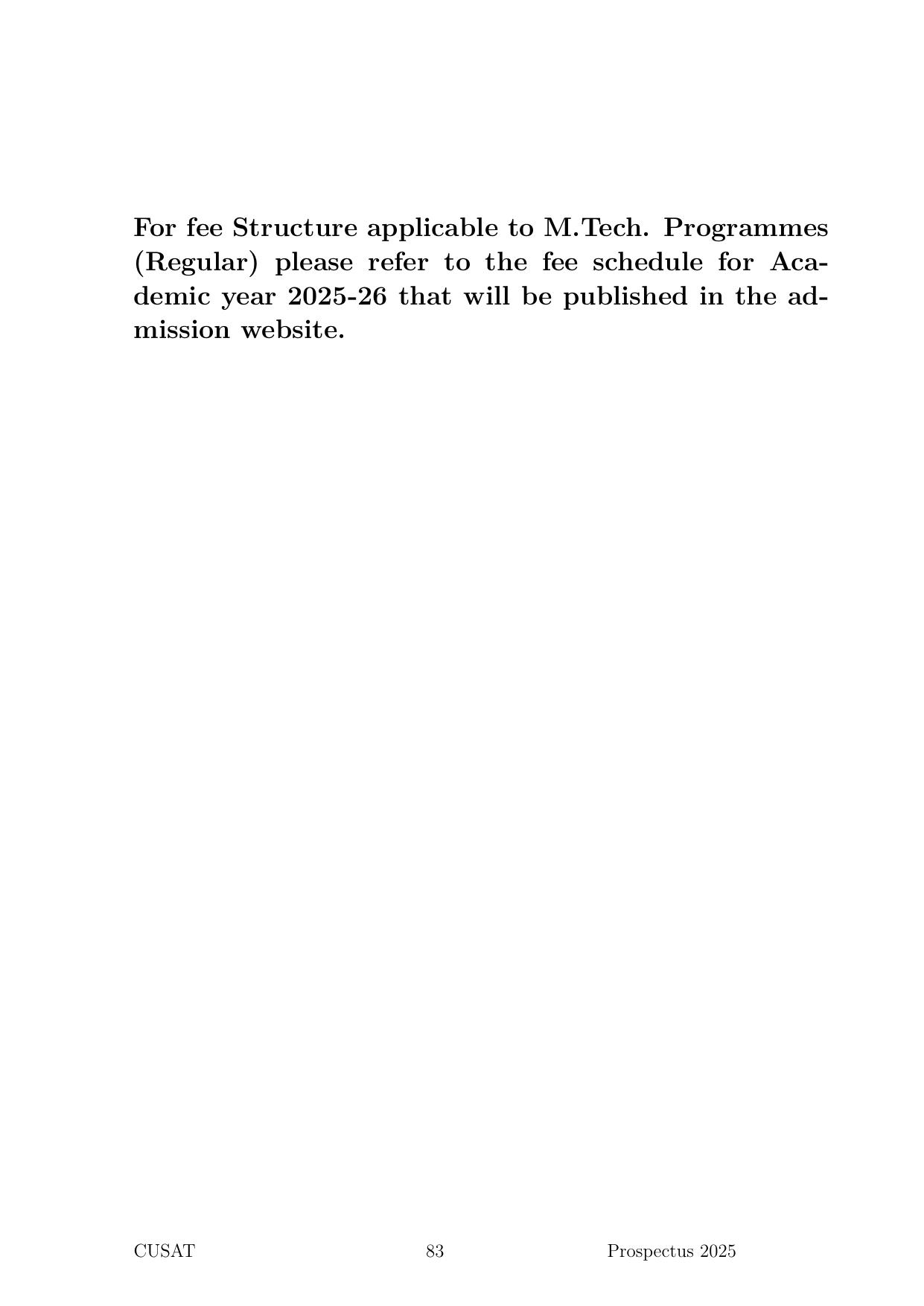 CUSAT CAT 2025 Syllabus - Page 84