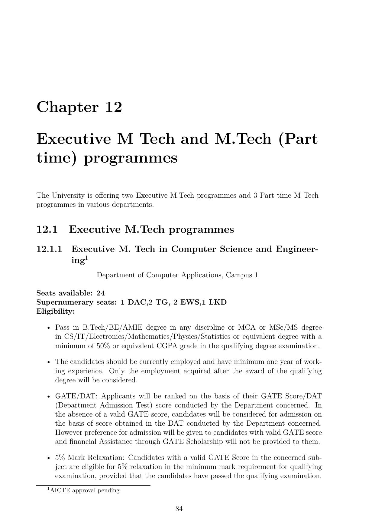 CUSAT CAT 2025 Syllabus - Page 85
