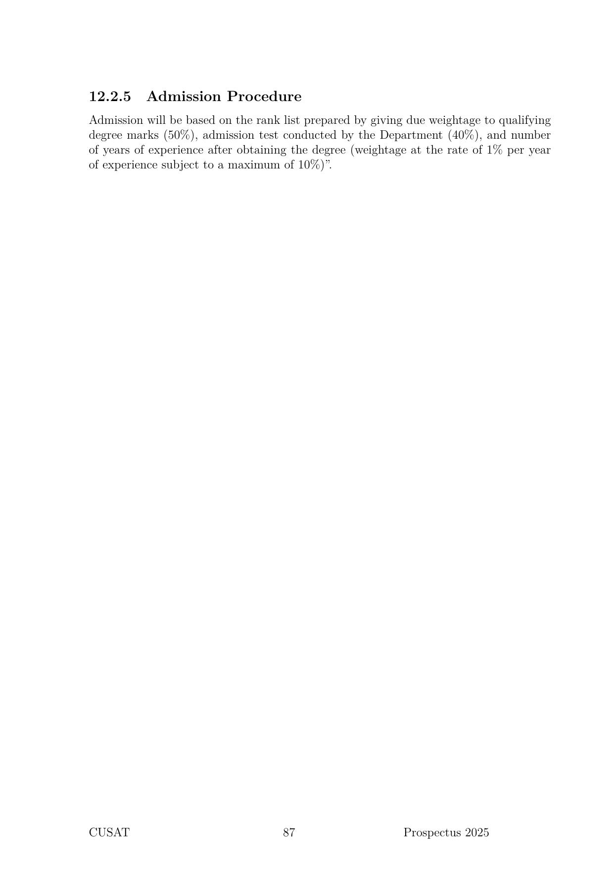 CUSAT CAT 2025 Syllabus - Page 88