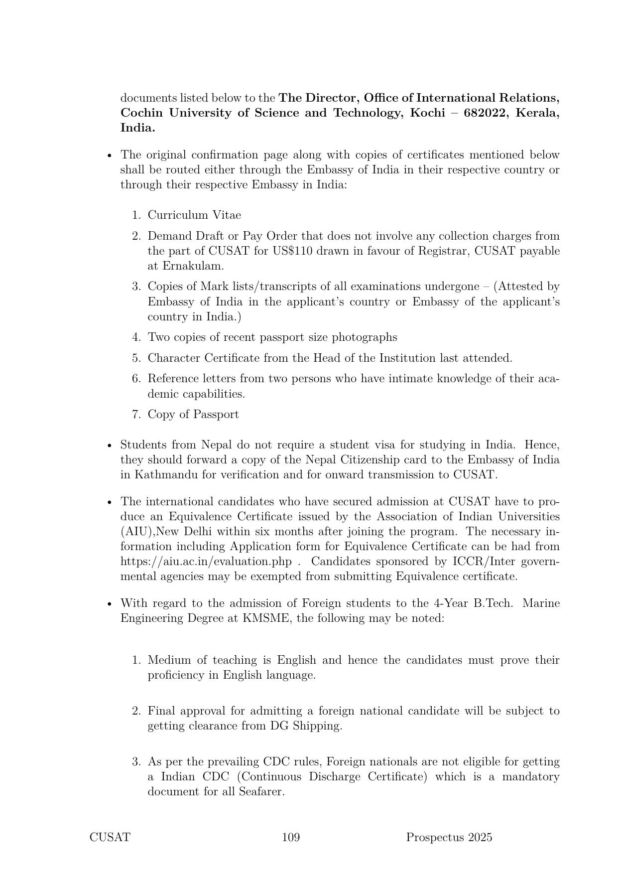 CUSAT CAT 2025 Syllabus - Page 110