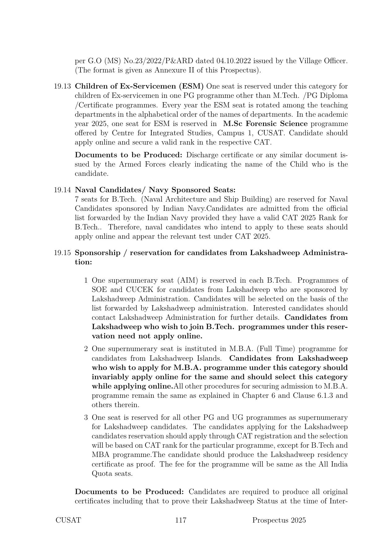 CUSAT CAT 2025 Syllabus - Page 118
